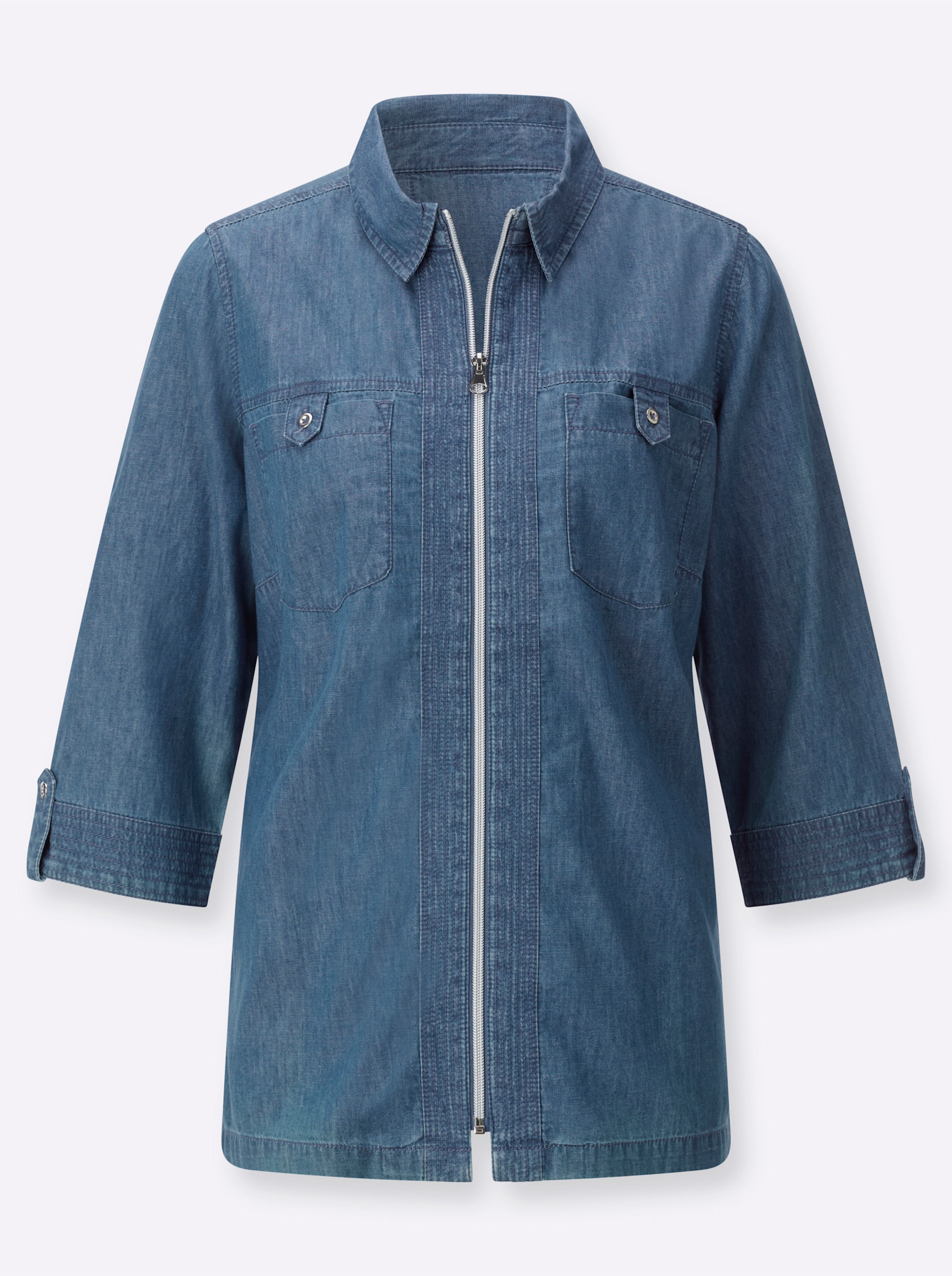 Thumbnail - Jeansbluse