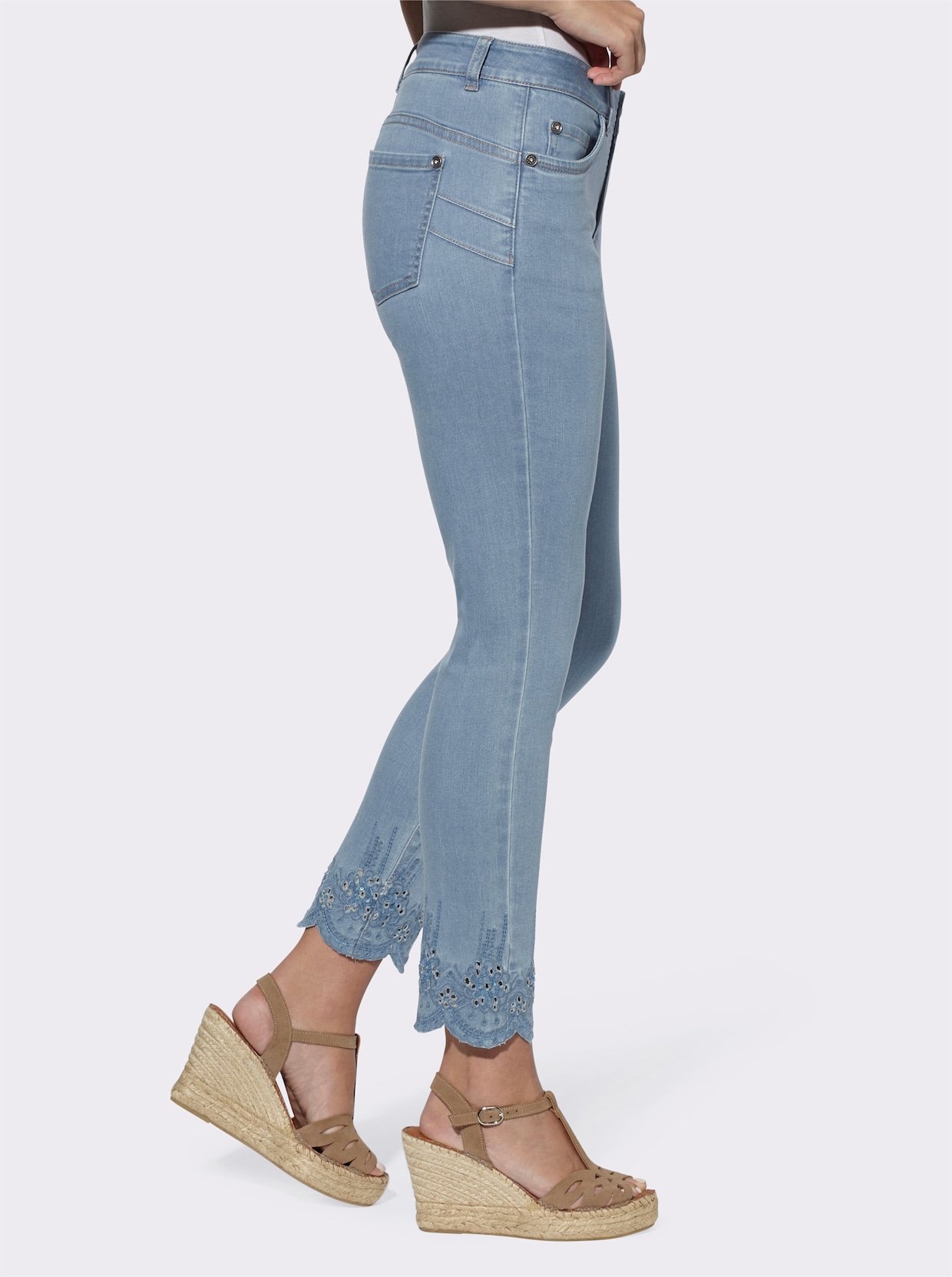 heine Push-up-Jeans - blue-bleached