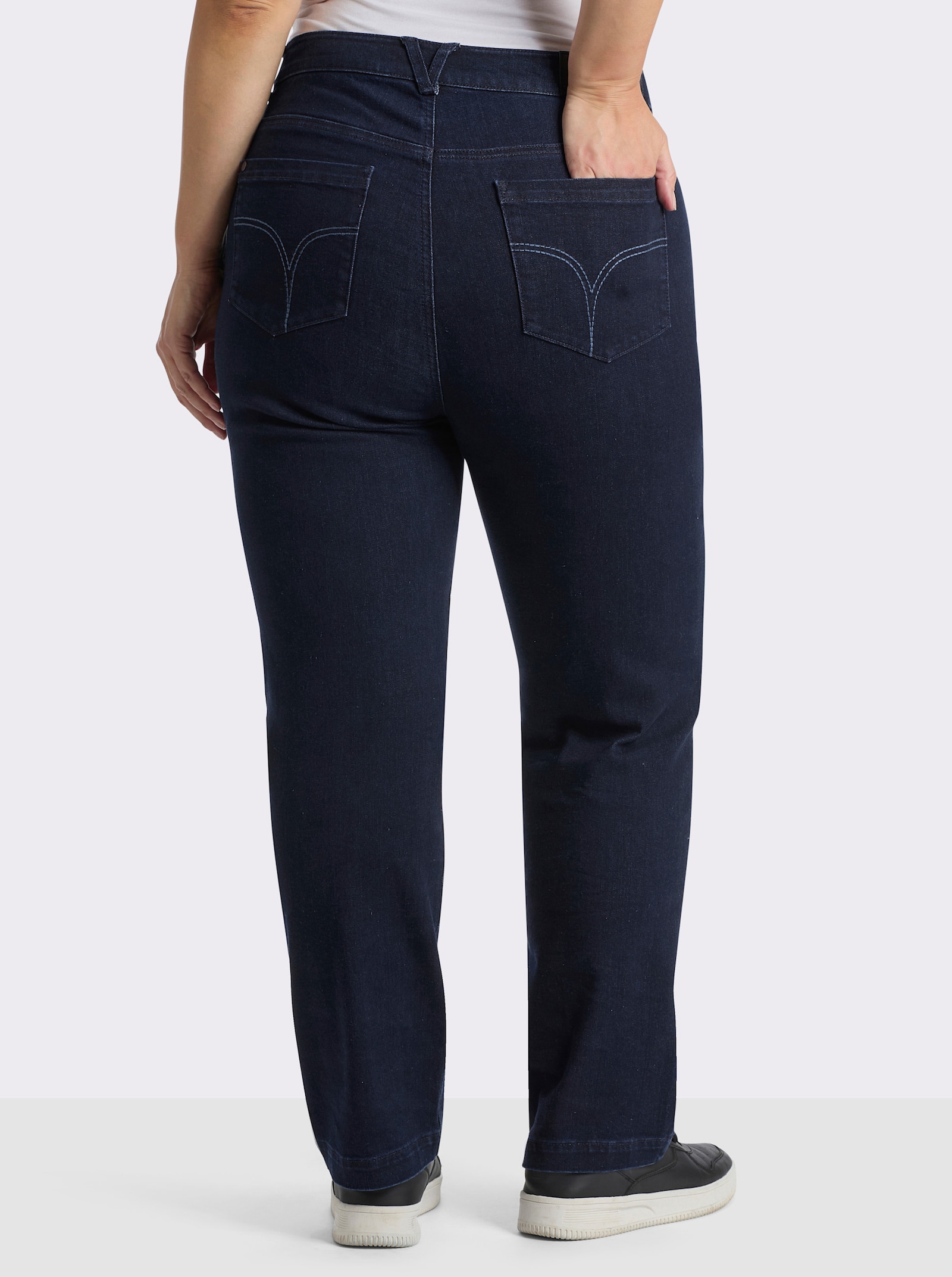 sheego Jeans im Curvy-Schnitt VERENA - dark blue