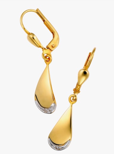 Pendants d'oreilles - Or jaune 375