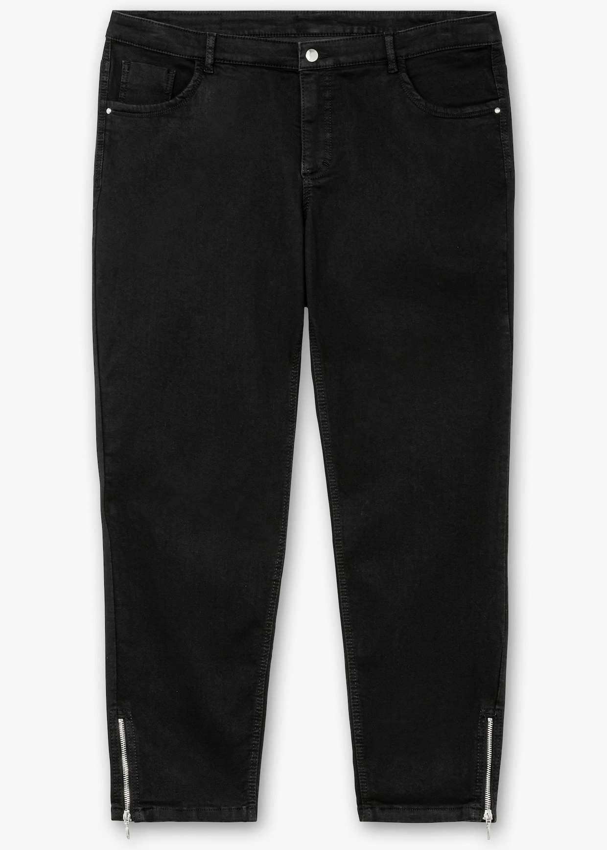CREATION L PREMIUM 5-Pocket-Jeans - schwarz