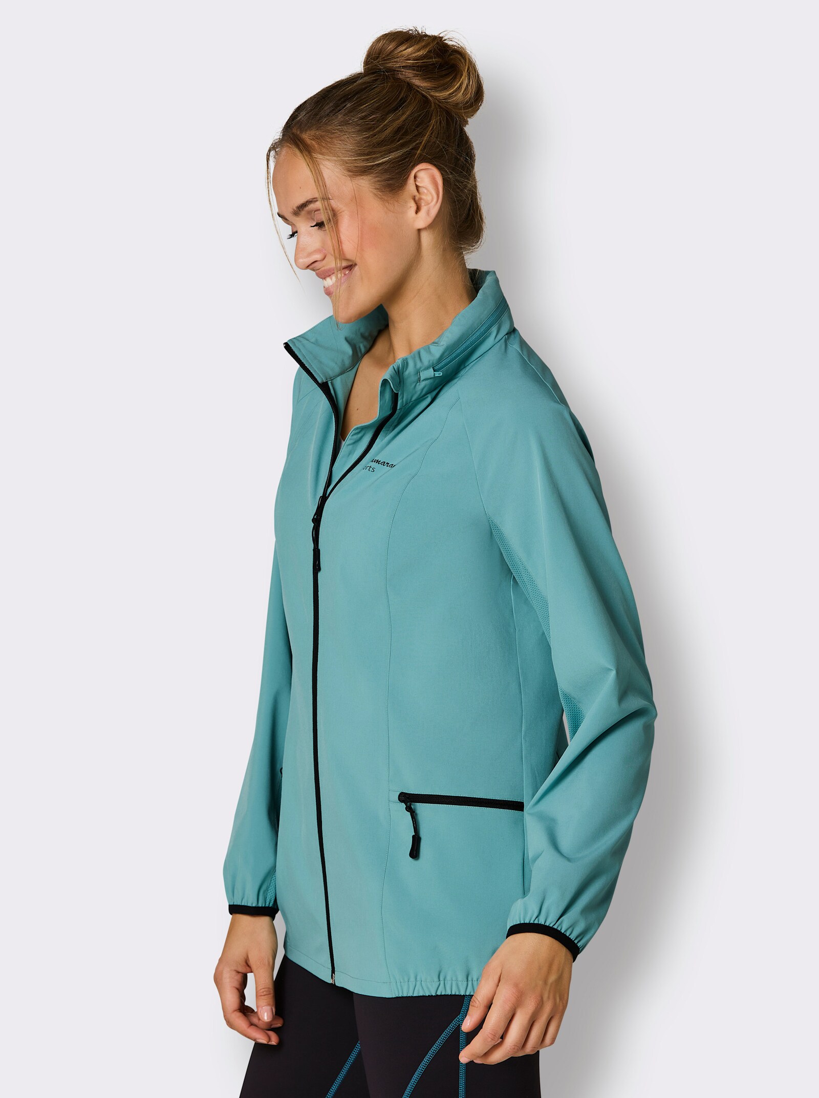 Catamaran Sports Funktionsjacke mit Belüftungsschlitzen hinten - ozean