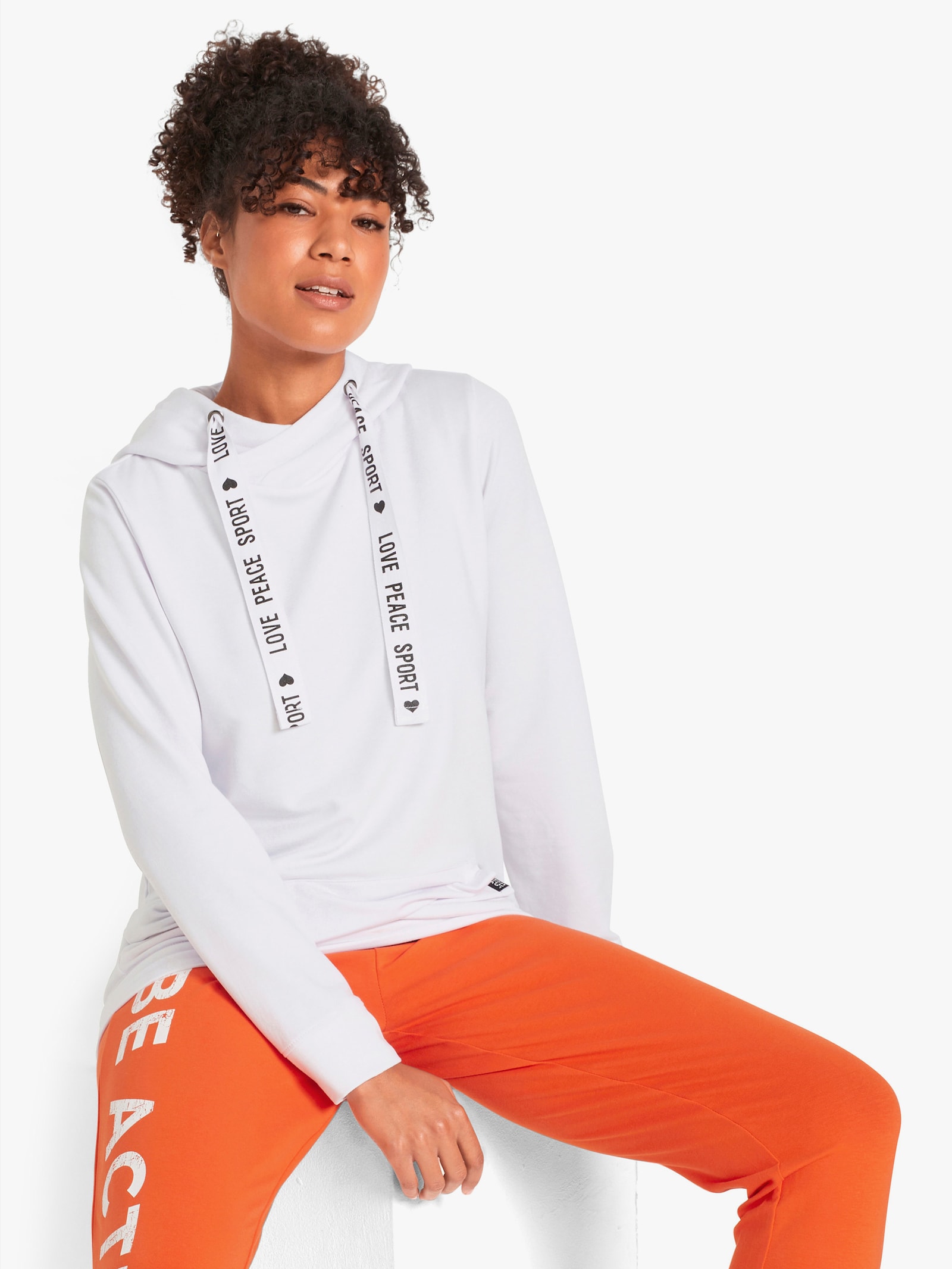 Catamaran Sports Sweatshirt mit Kapuze - weiss