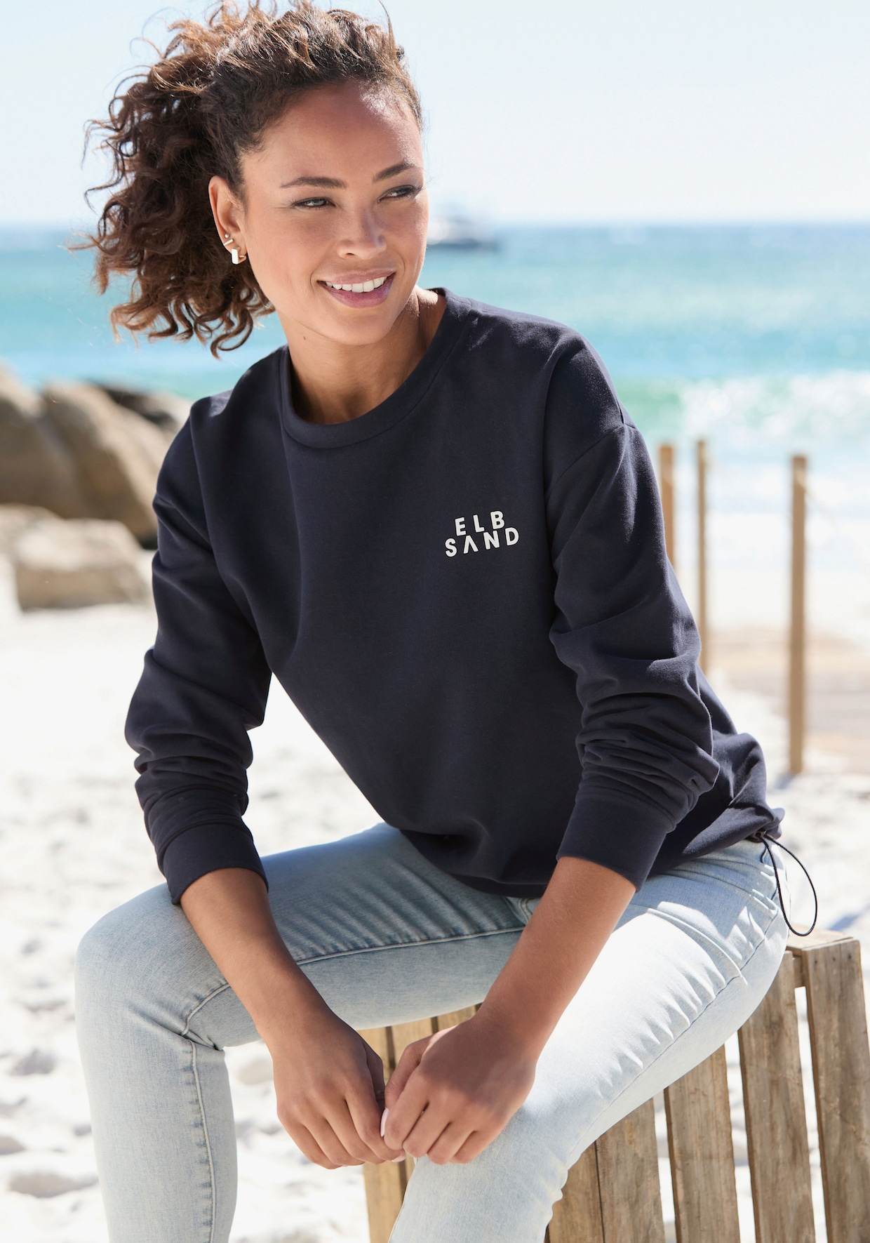 Elbsand Sweatshirt - marine