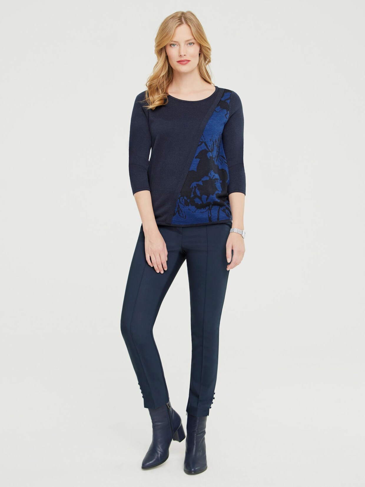 Ashley Brooke Pullover - marine