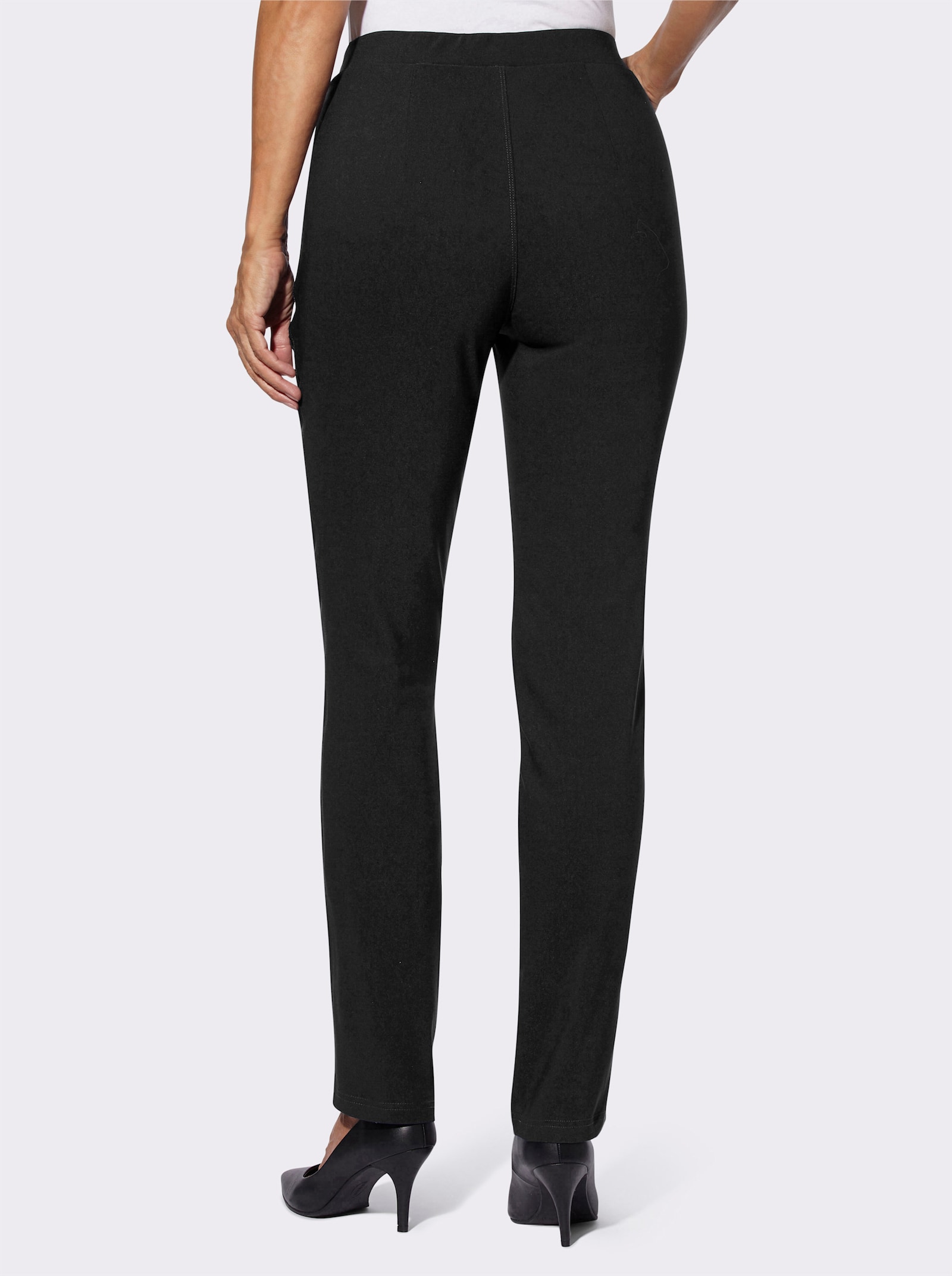 Bengalinhose mit Shaping-Effekt - schwarz