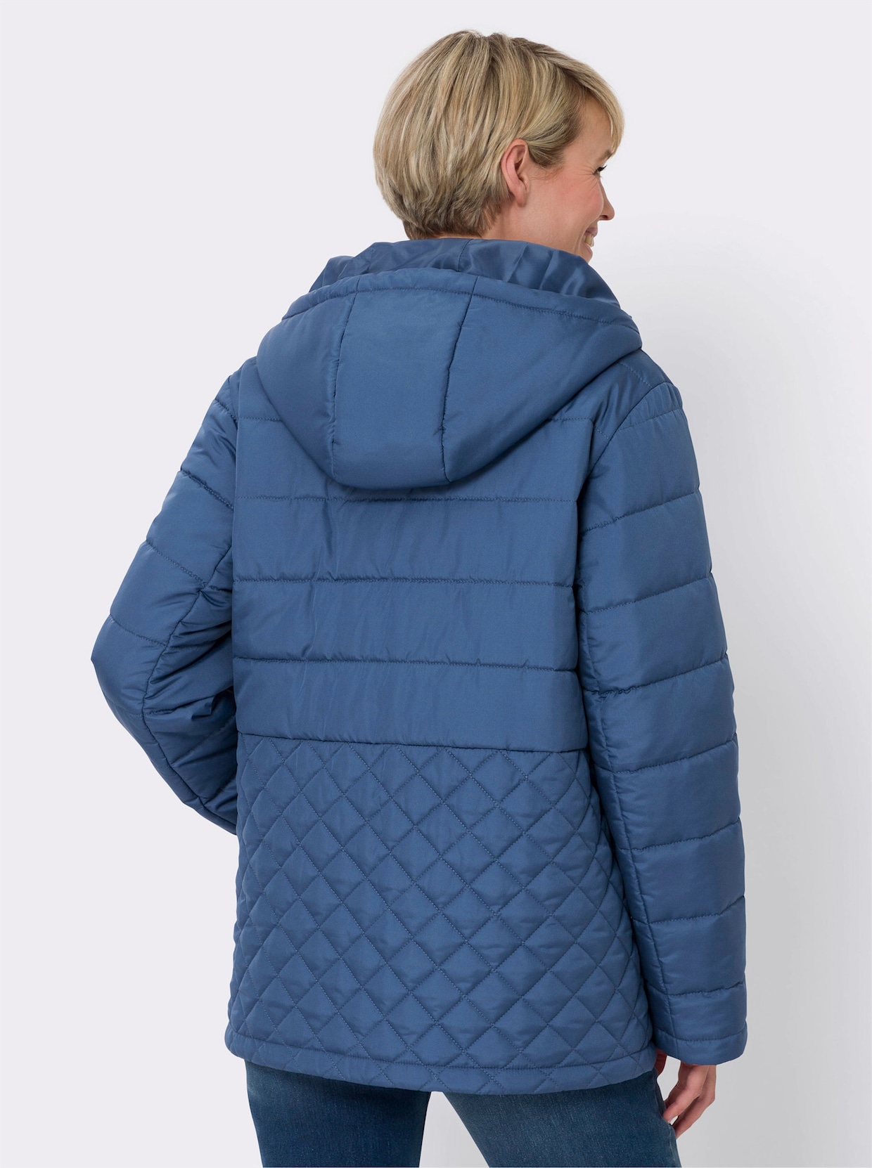 Steppjacke - jeansblau