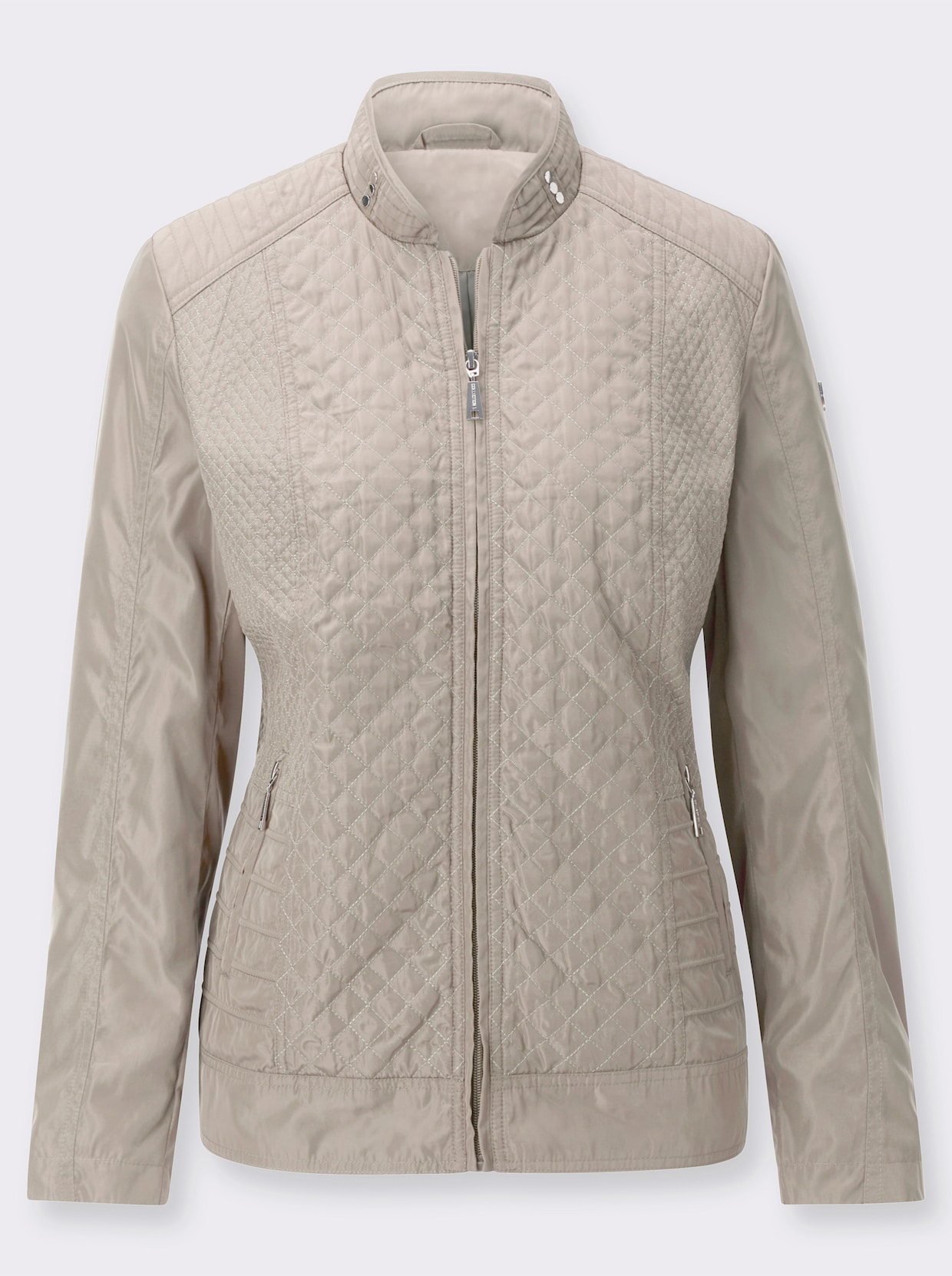 Steppjacke mit verdeckten Reissverschluss-Taschen - sesam