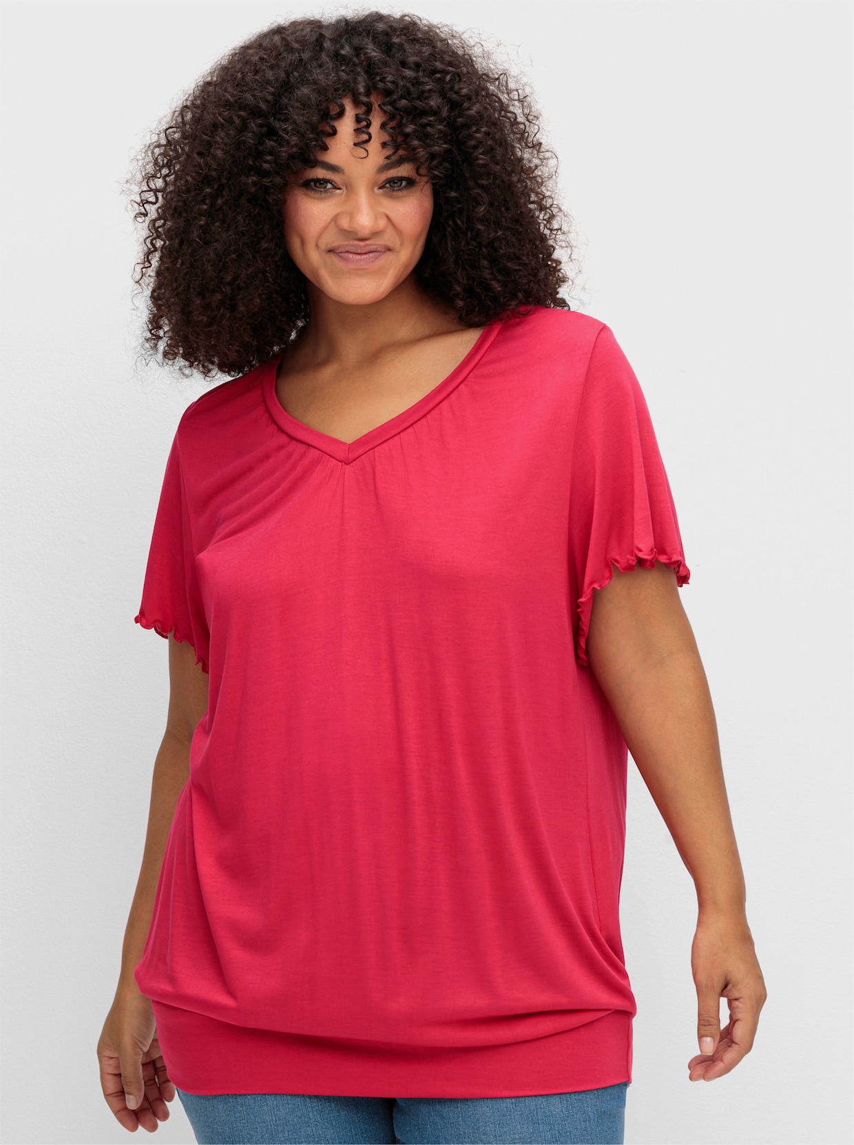 sheego T-shirt - sorbet pink