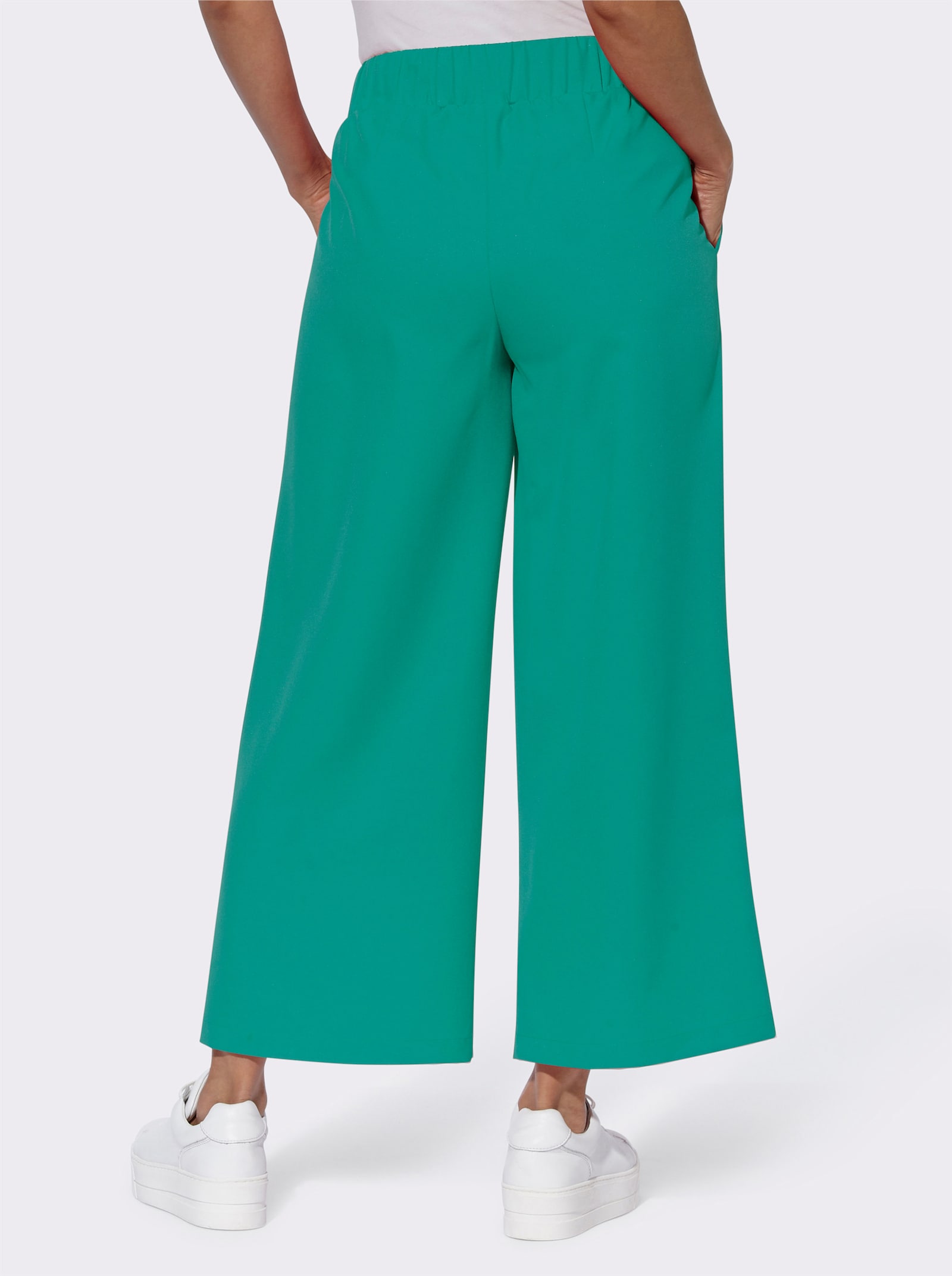 Culotte mit hoher Taille - smaragd