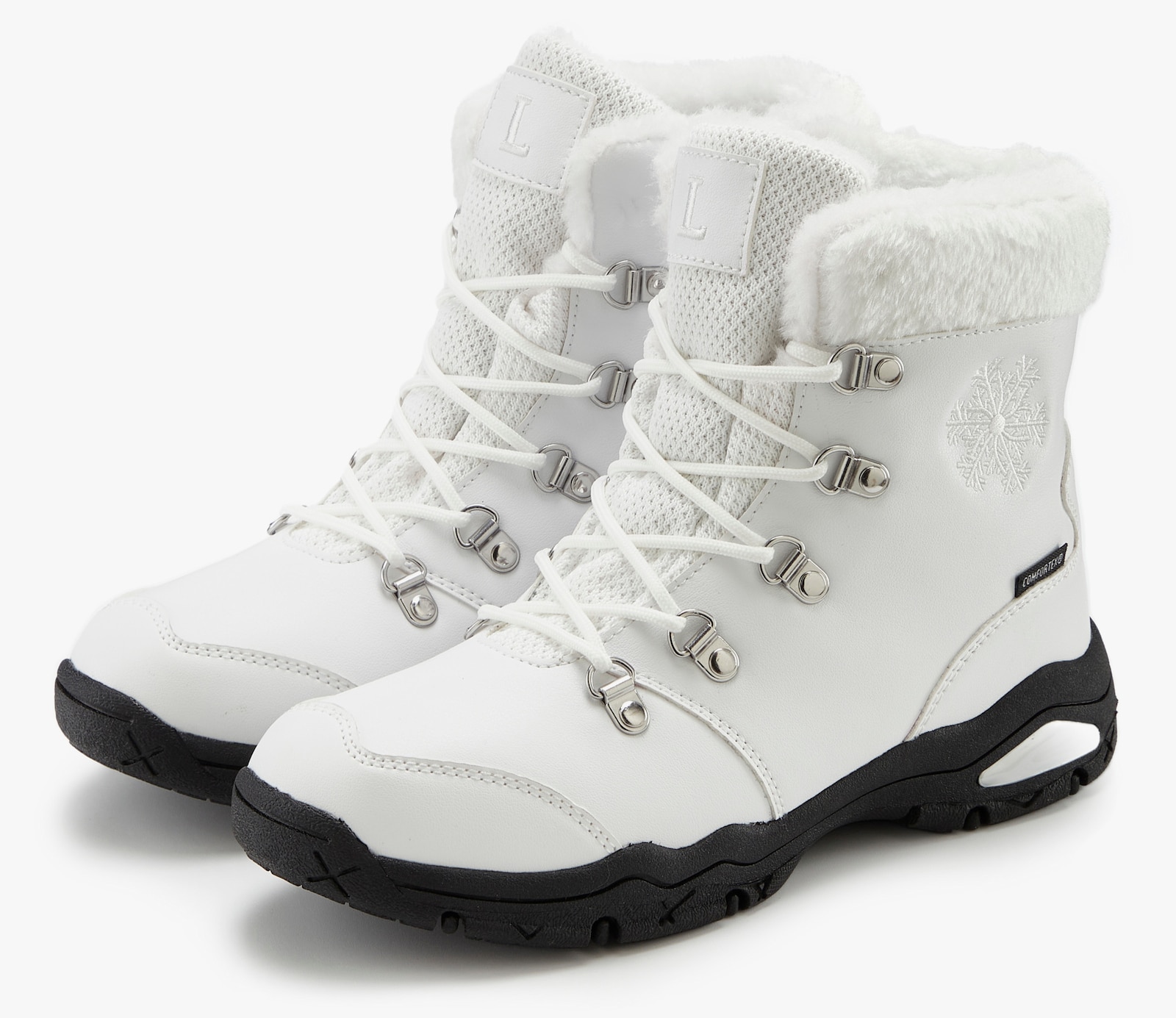 LASCANA Winterstiefelette - weiß