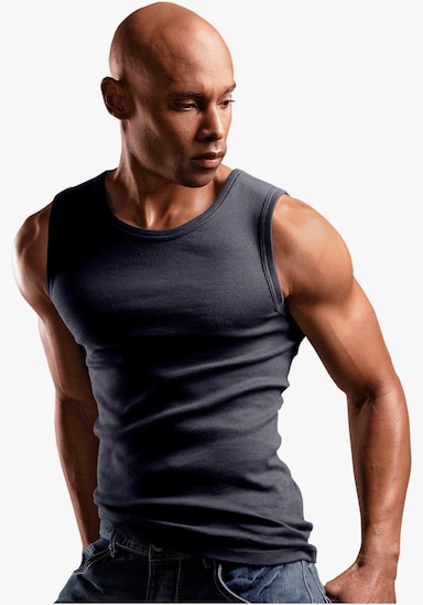 H.I.S Muscleshirt - oliv, schwarz, anthrazit