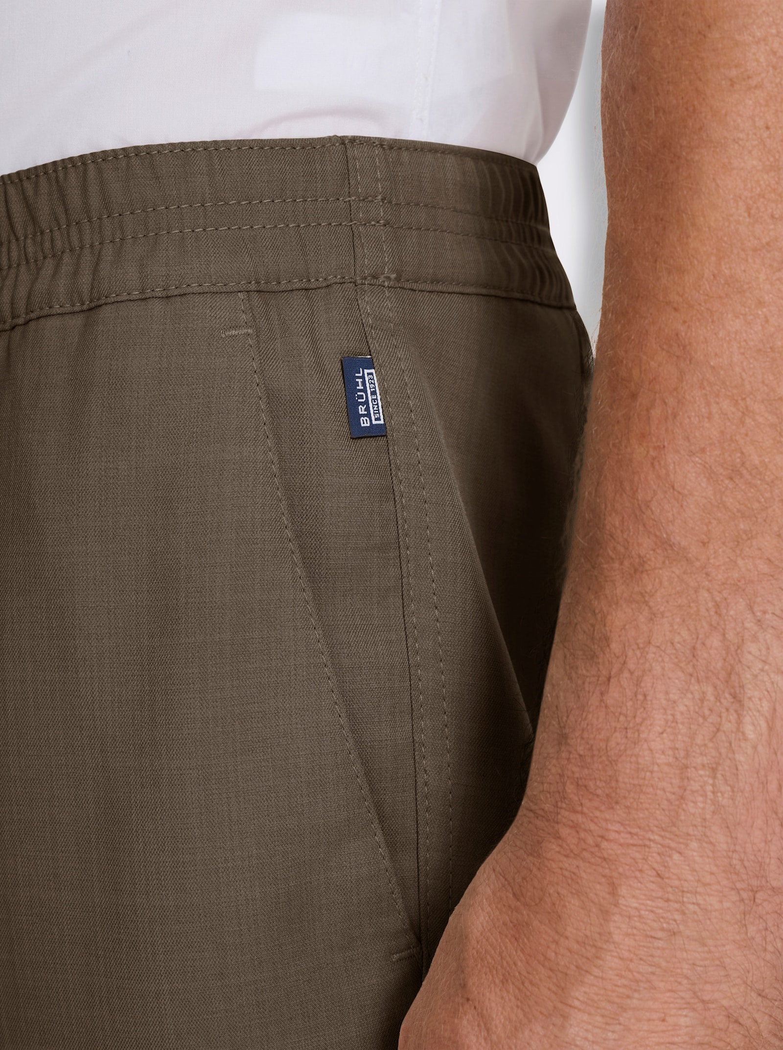 Brühl Schlupfhose mit Easy-Care-Eigenschaften - schoko