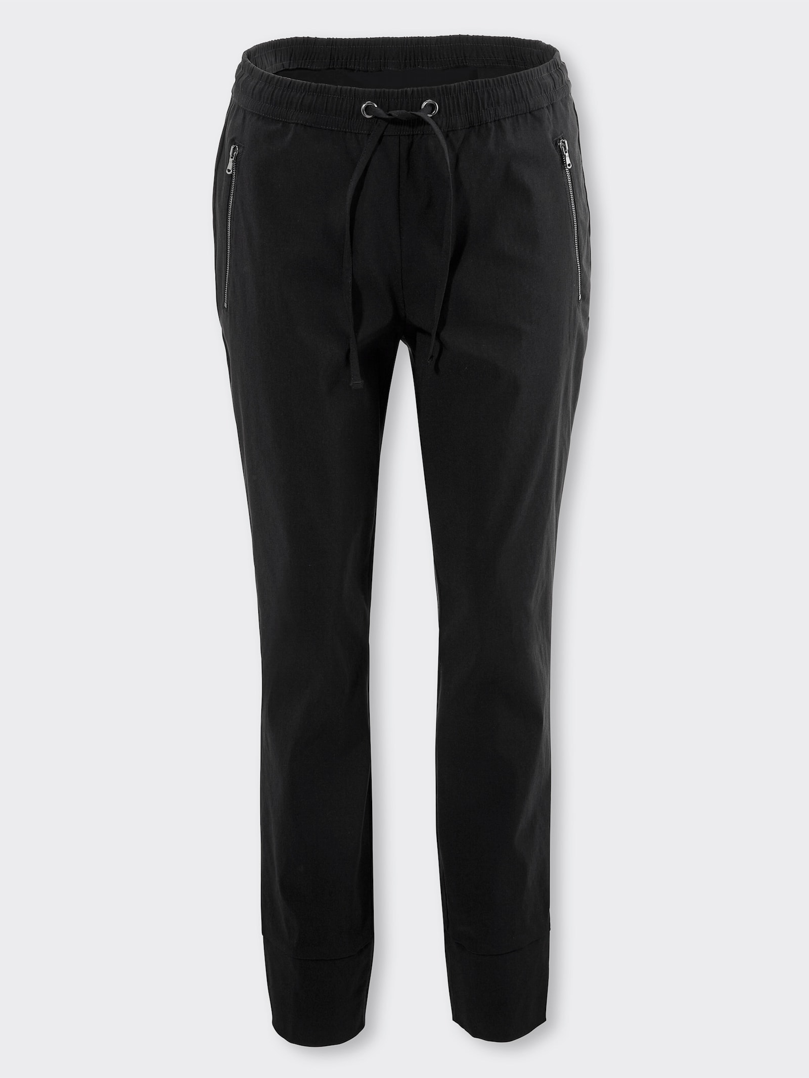 Bengalinhose mit elastischen Bündchen - schwarz