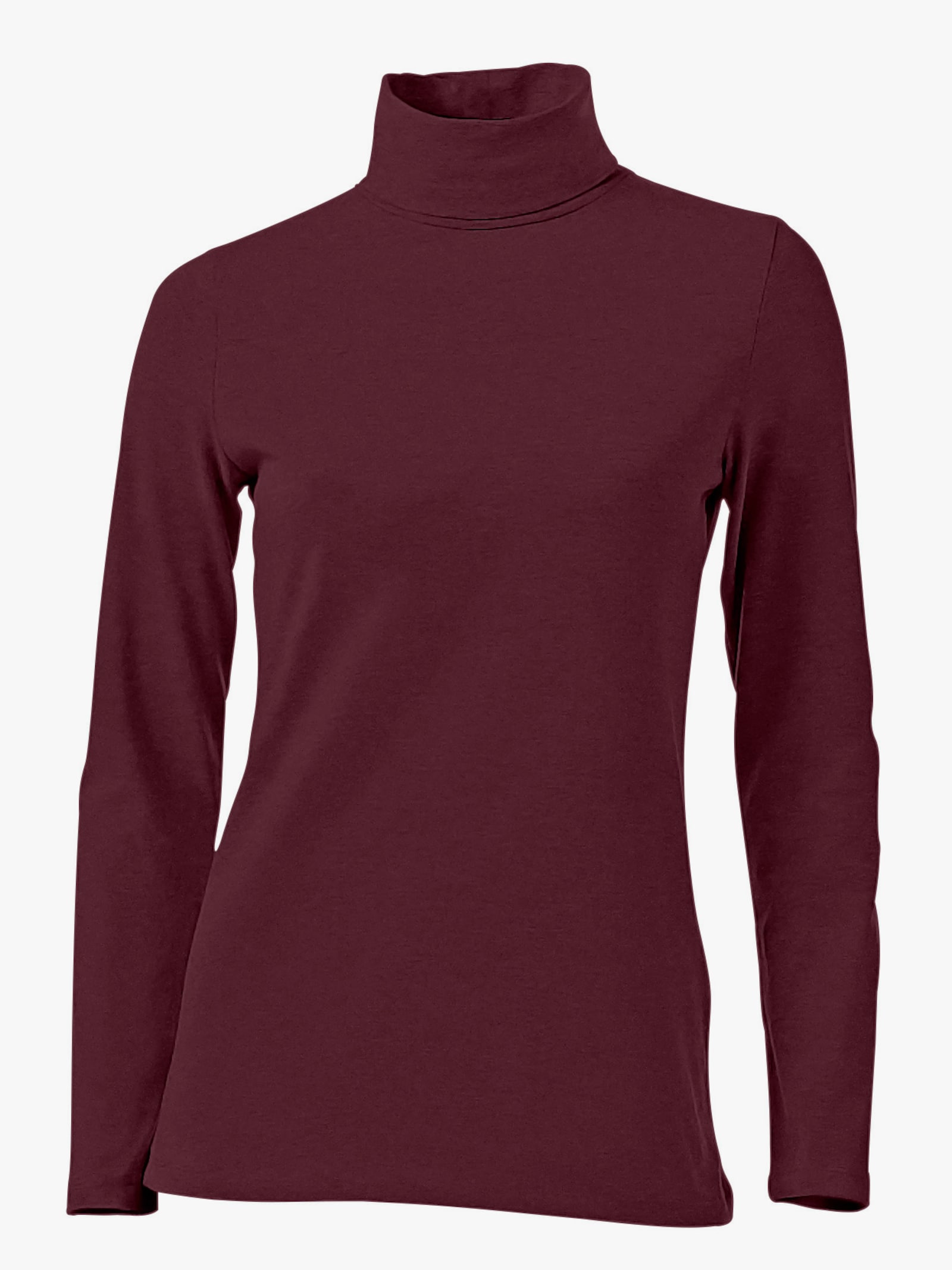 heine T-shirt à col roulé - lie-de-vin