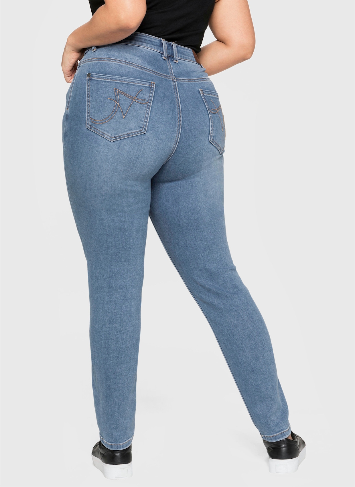 sheego Skinny Jeans - blue denim
