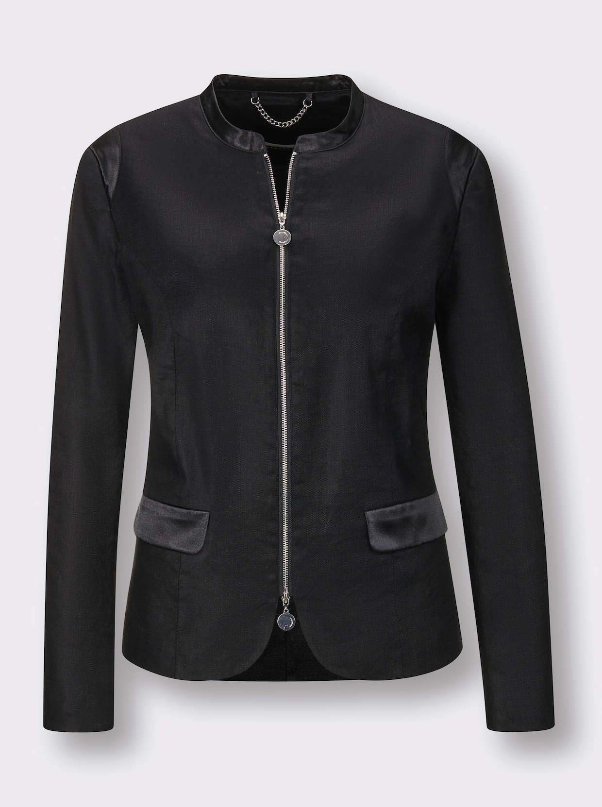 CREATION L PREMIUM Blazer en lin - noir