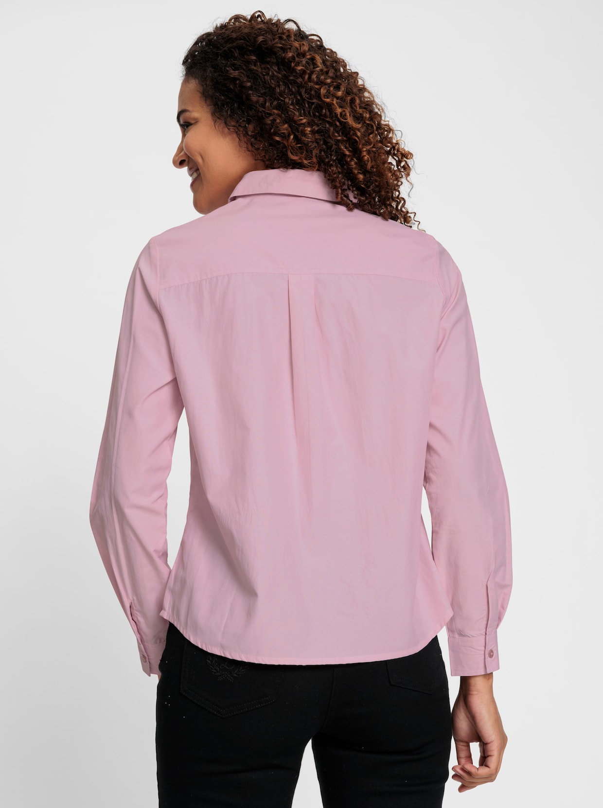 Blouse met lange mouwen - roze
