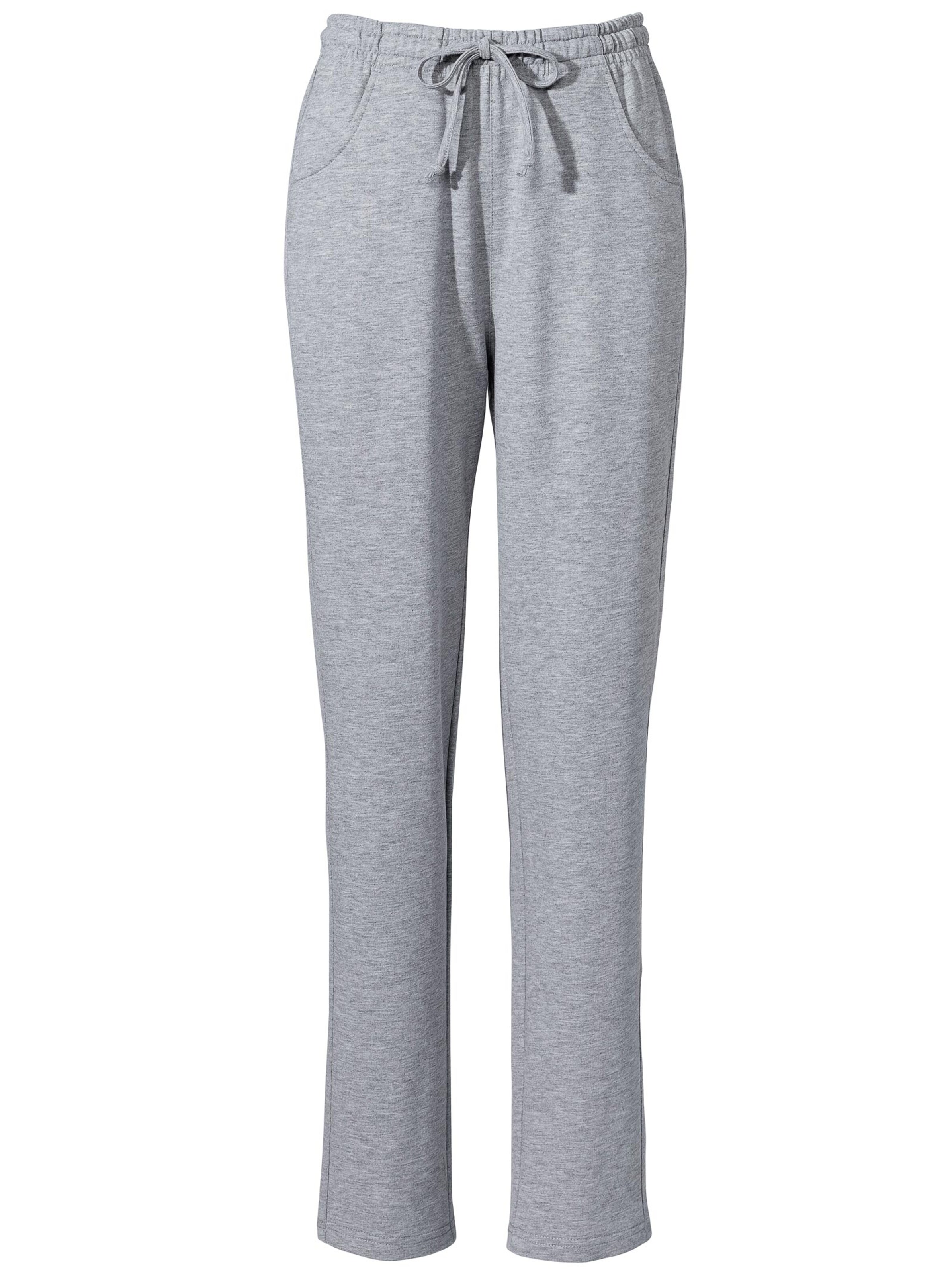Jersey-Hose - grau-meliert