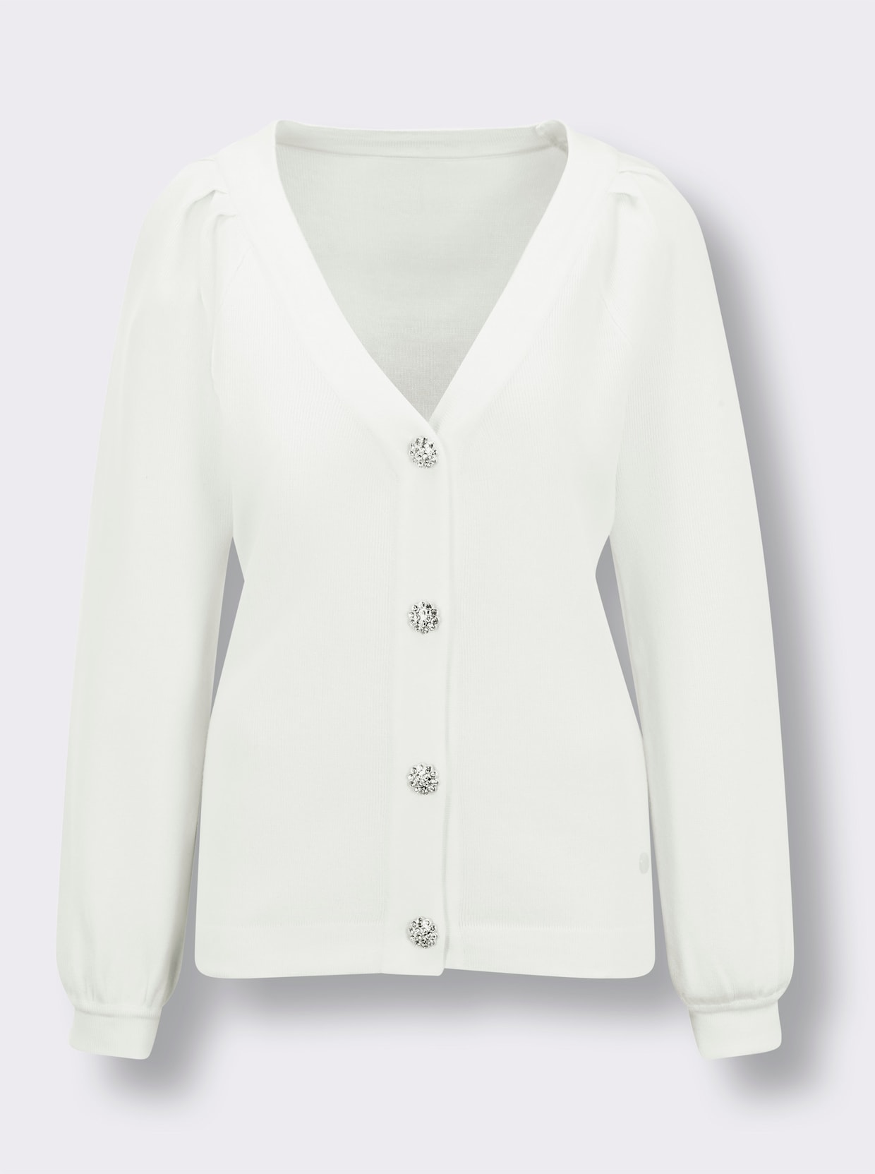CREATION L PREMIUM Strickjacke - ecru