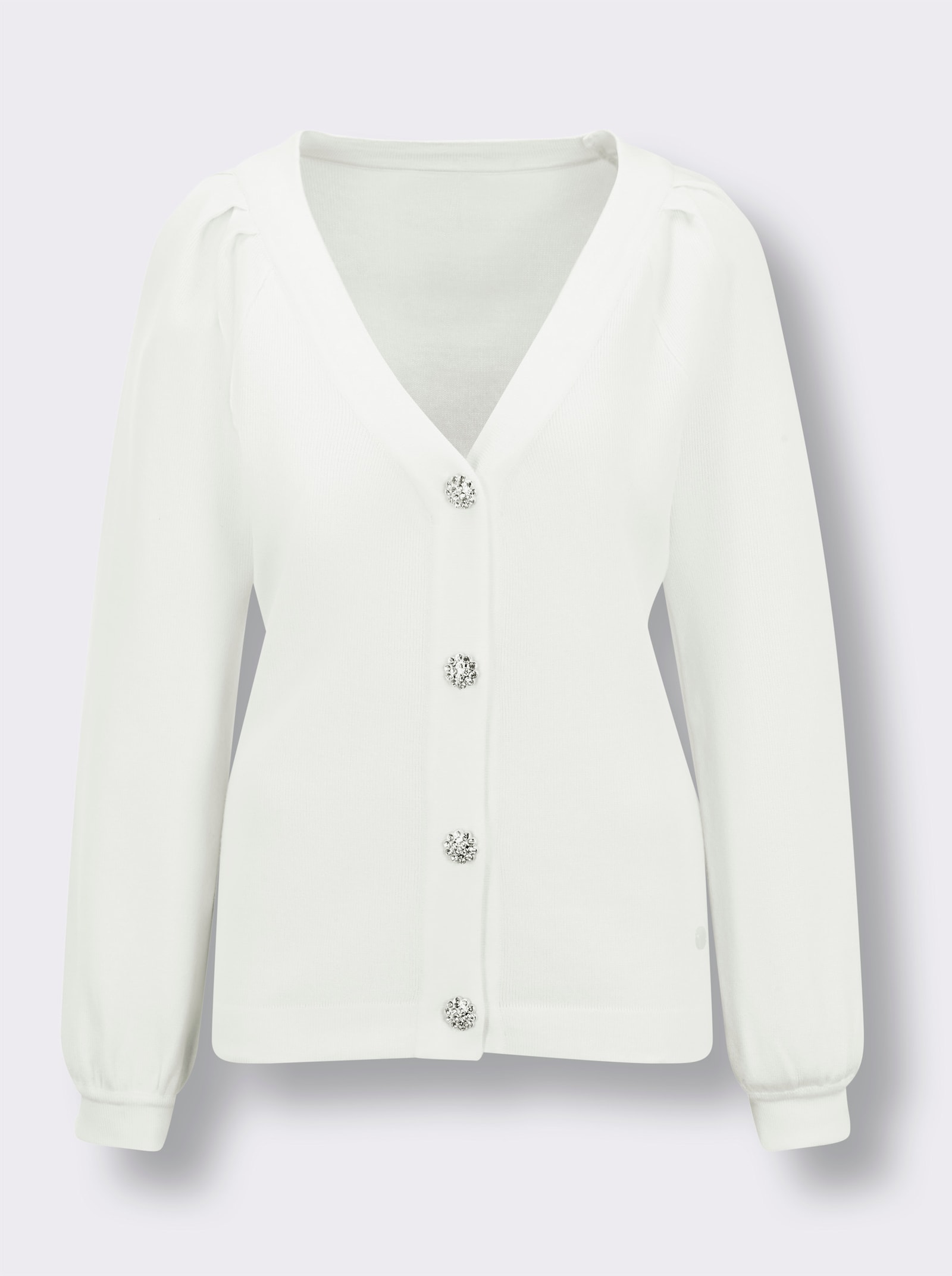 CREATION L PREMIUM Strickjacke - ecru