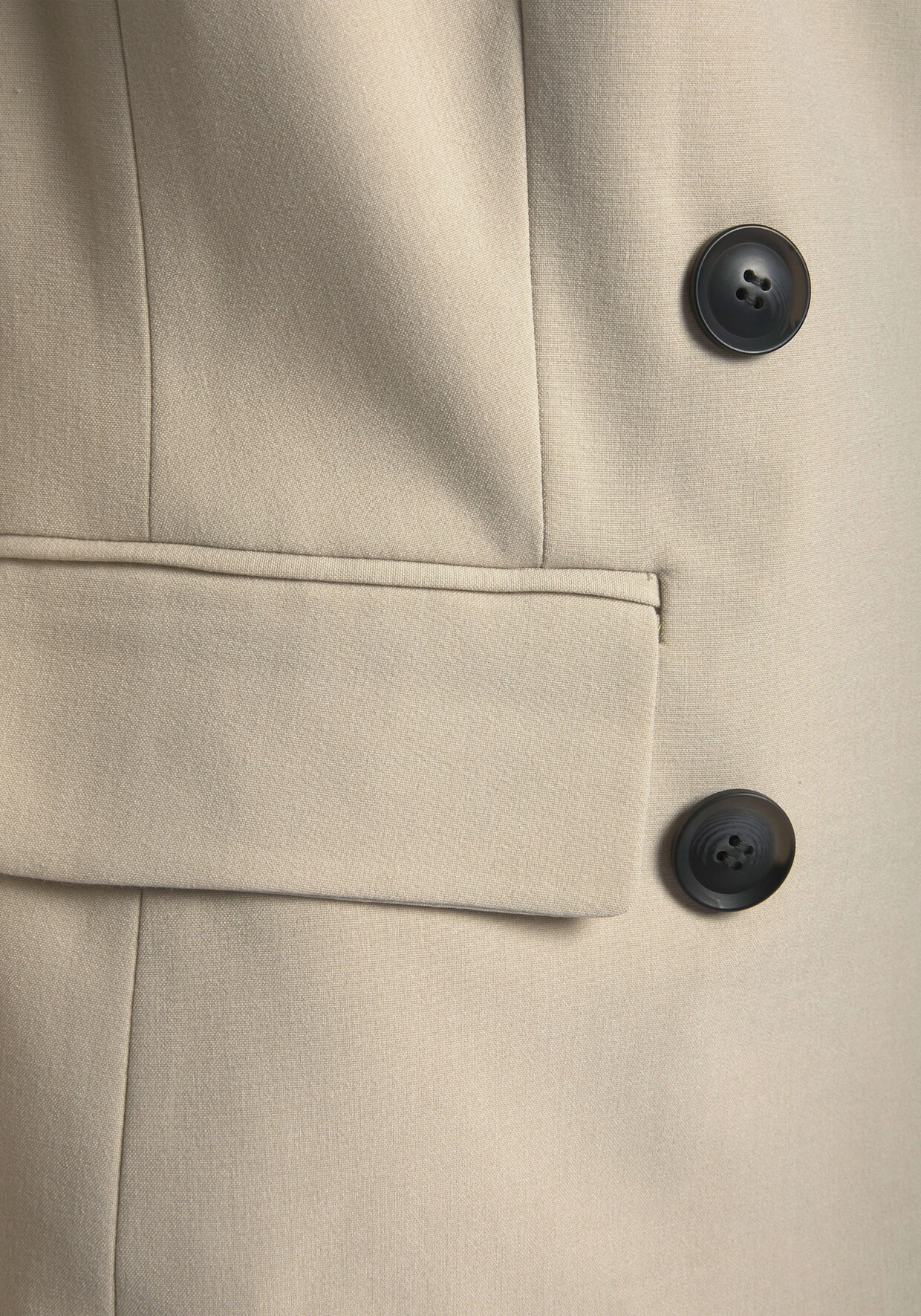 LASCANA Korte blazer - zand