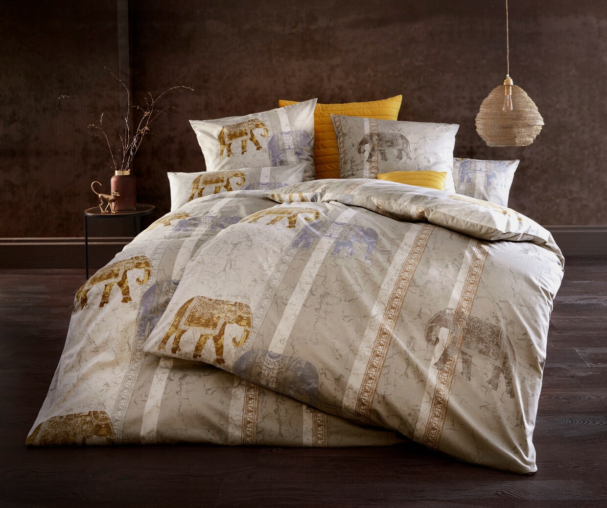 heine home Bettwäsche - beige-taupe
