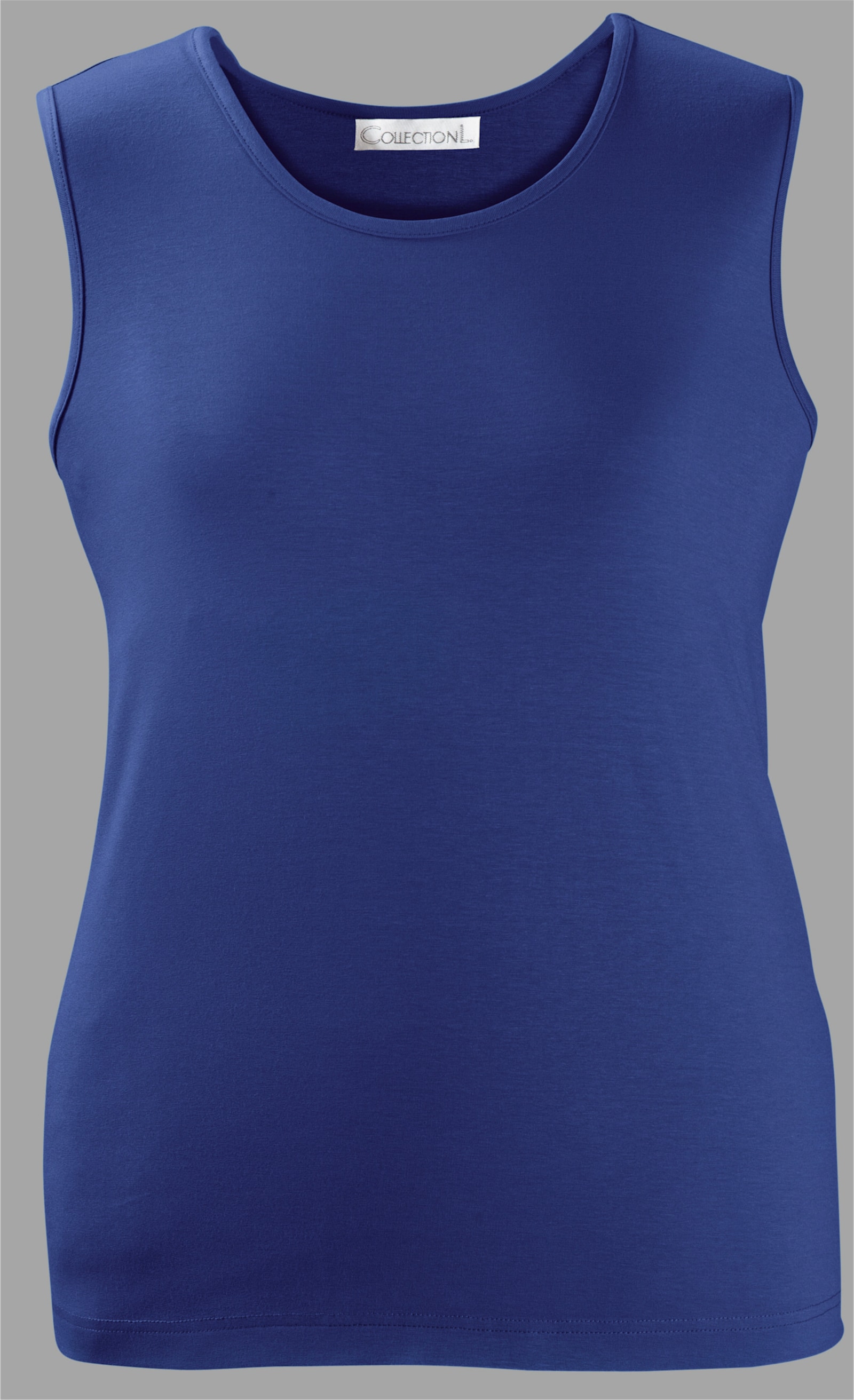 Trägertop mit Rundhals-Ausschnitt - royalblau