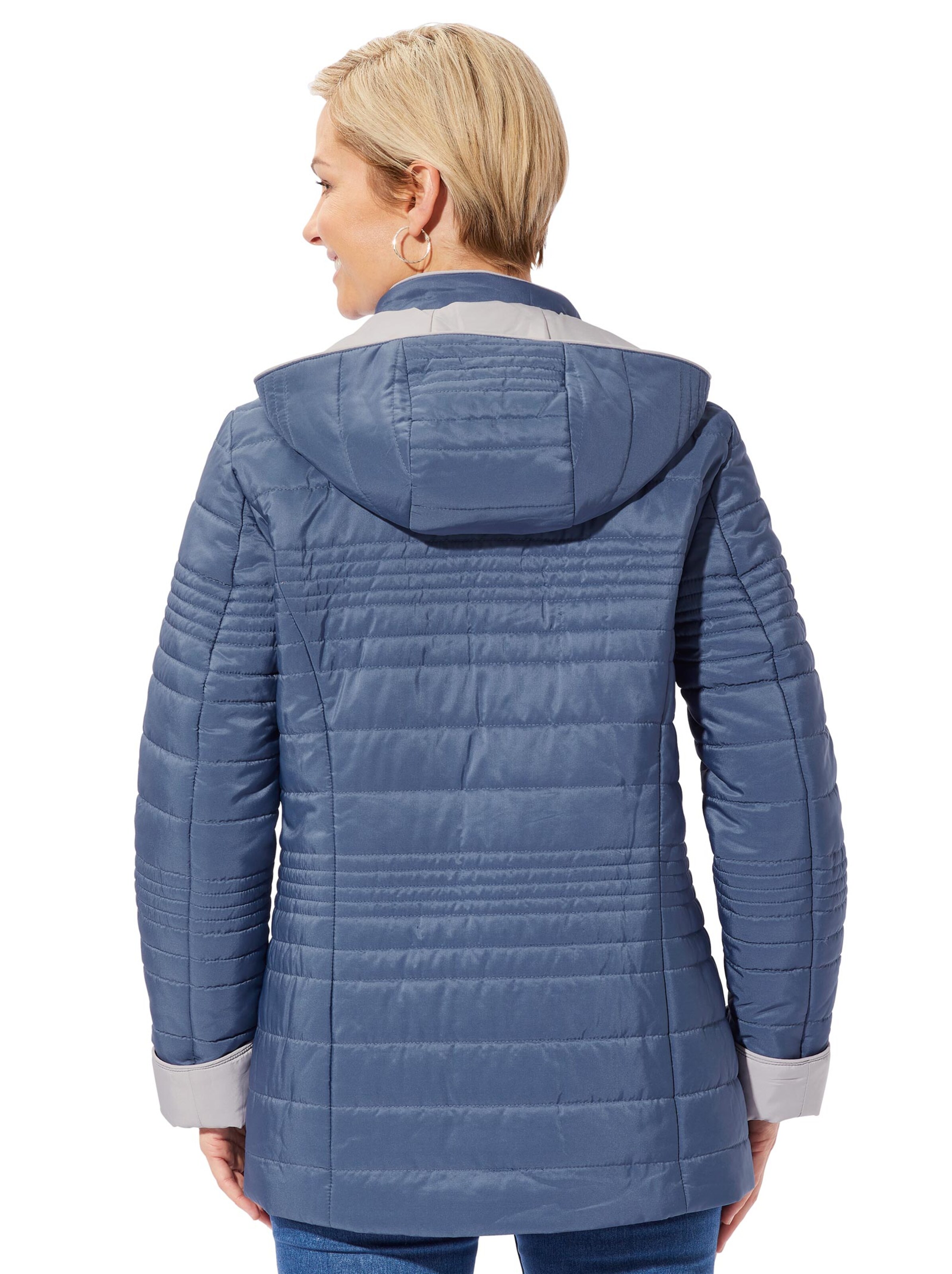 Collection L Steppjacke - jeansblau