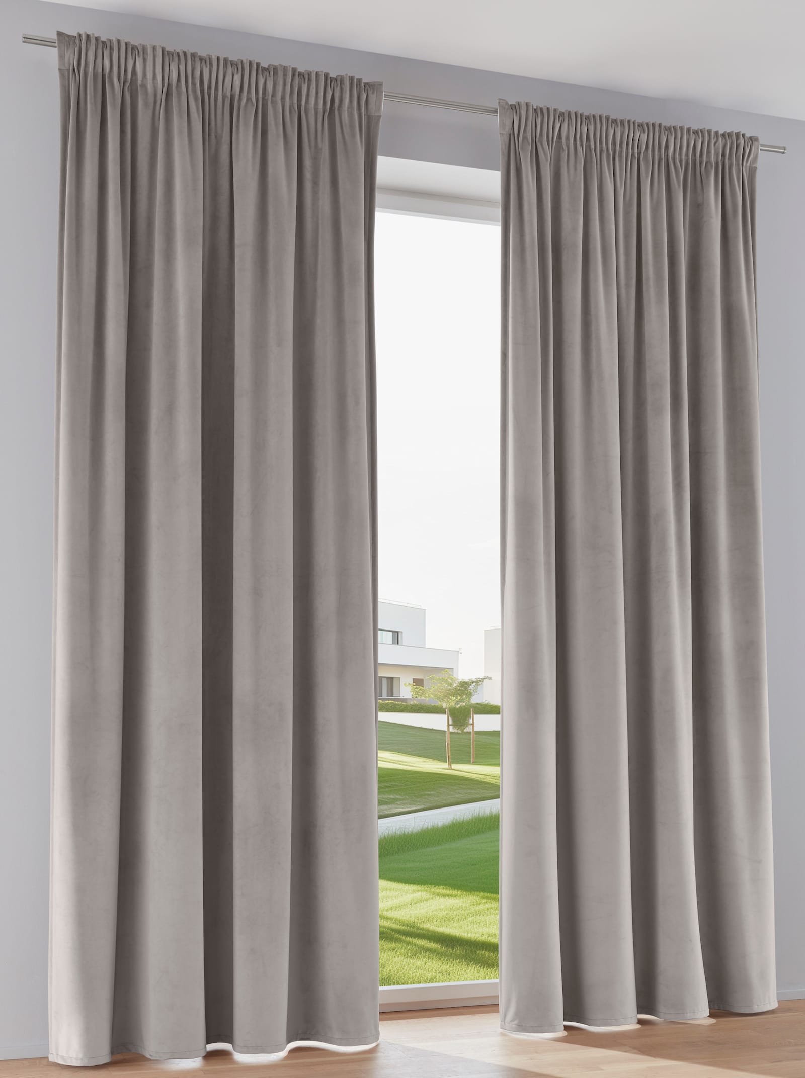 heine home Dekoschal - grau