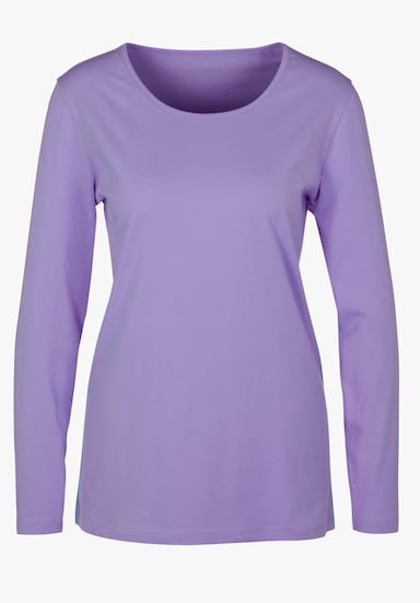 Langarmshirt - lavendel