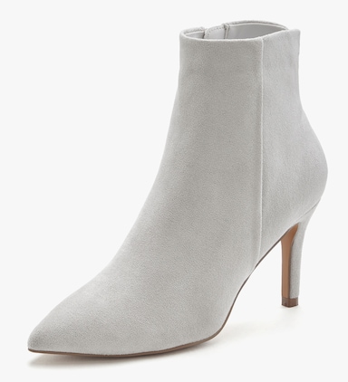 LASCANA bottines à talon haut - gris clair