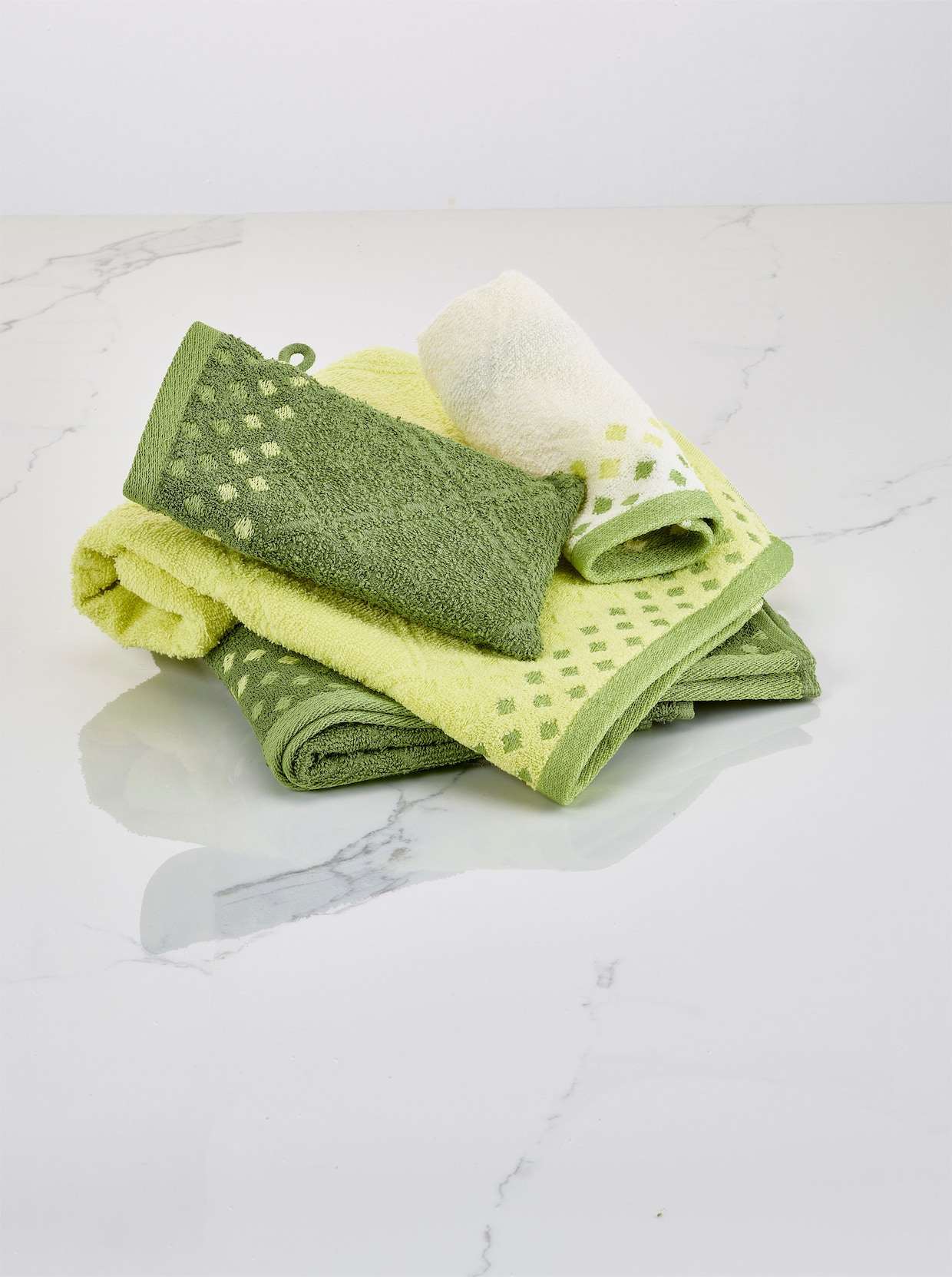 Handtuch-Set - grün