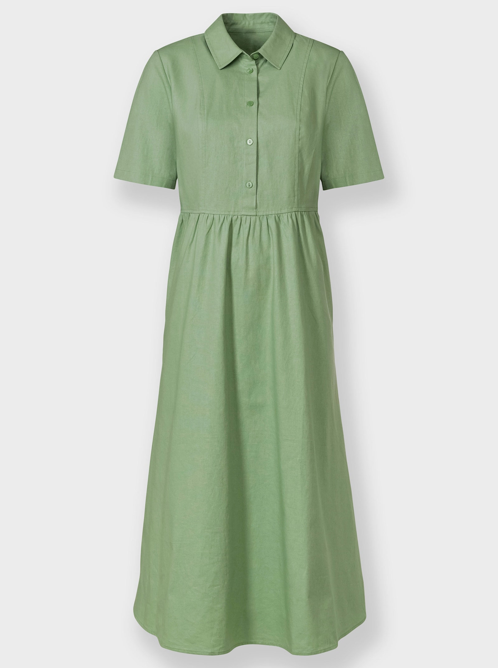 Sommerkleid mit Taillenbetonung - eucalyptus