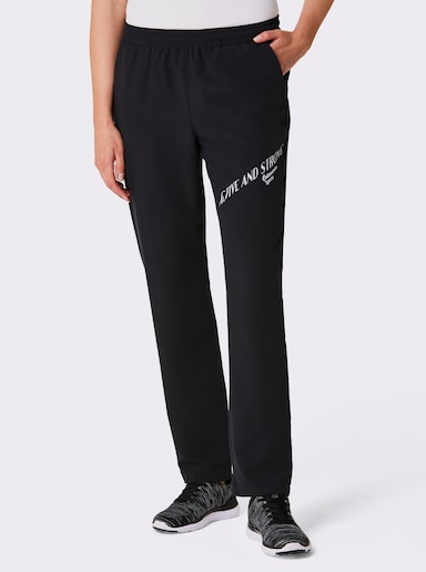 Catamaran Sports Sporthose mit Schriftzug - schwarz