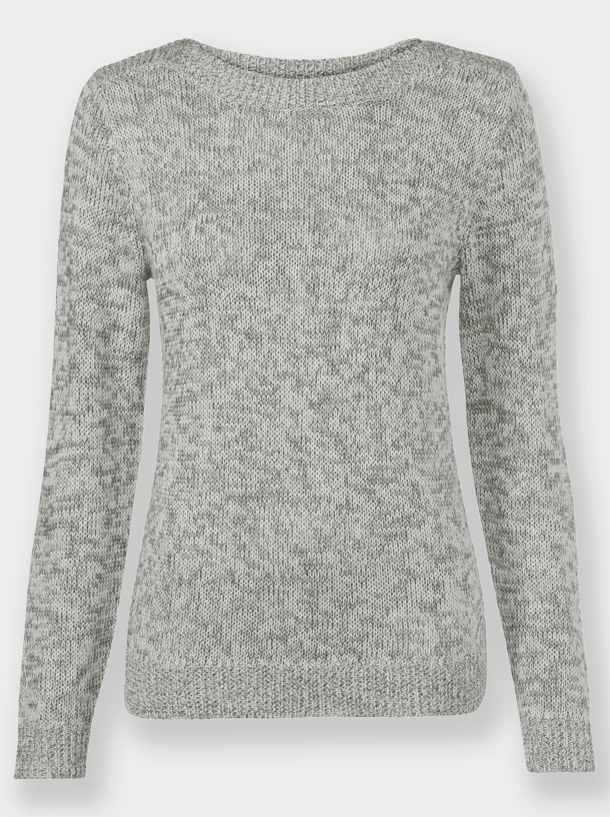Pullover met lange mouwen - ecru/grijs gemêleerd