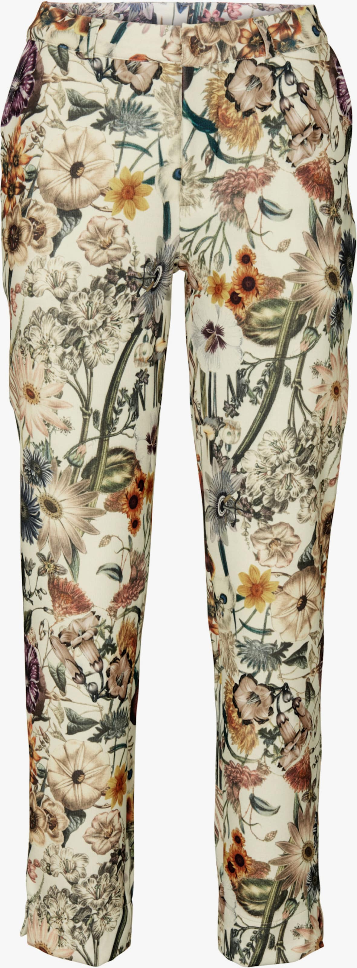 heine Bedrukte broek - bont