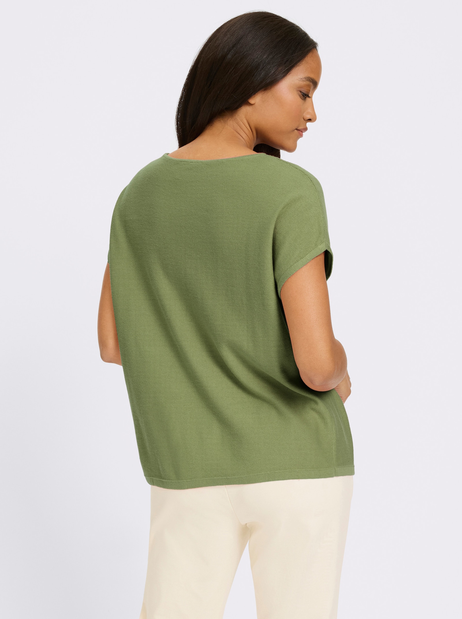 heine Pullunder im Linksstrick - eucalyptus