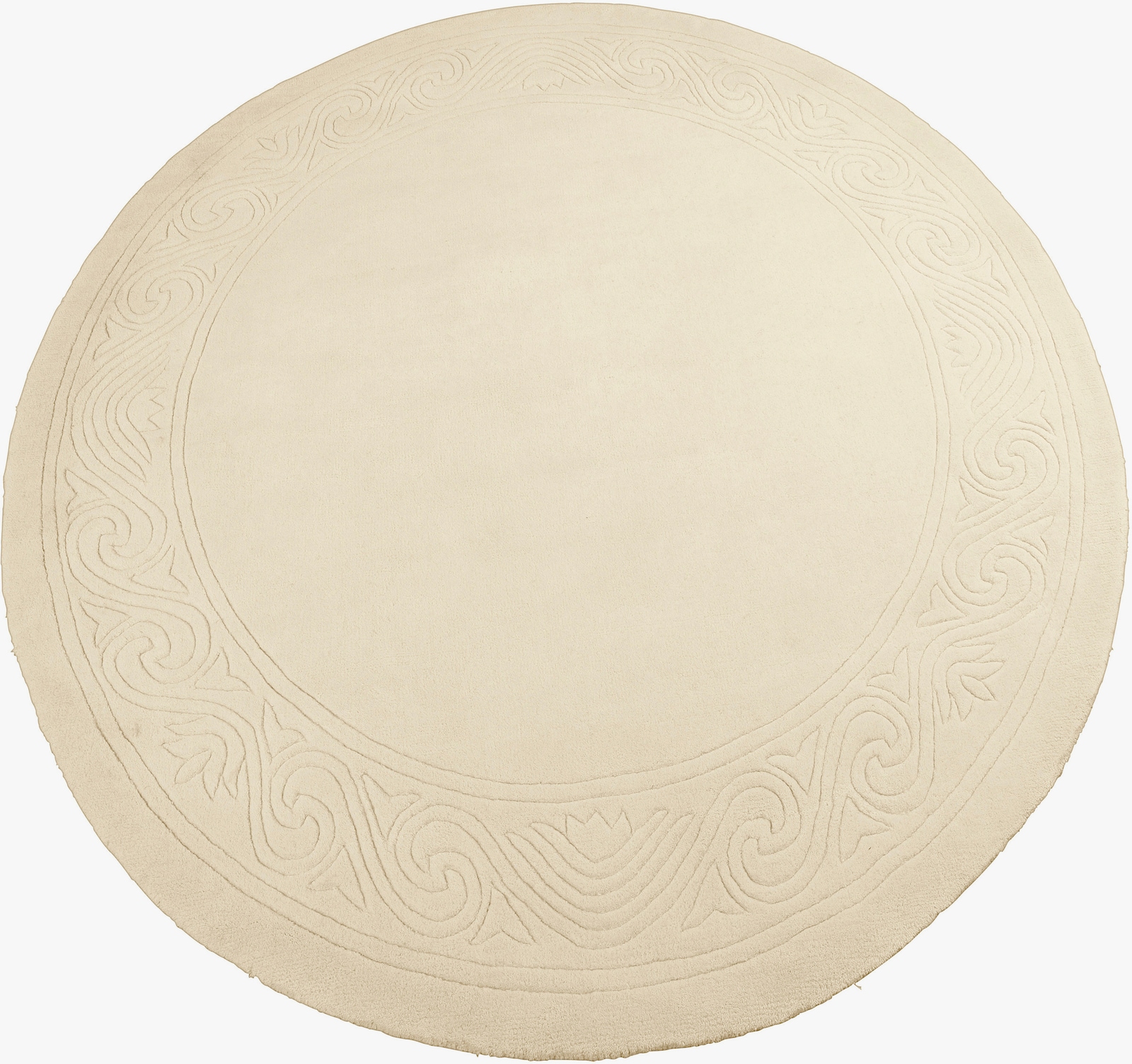 heine home Hochflorteppich - wollweiß