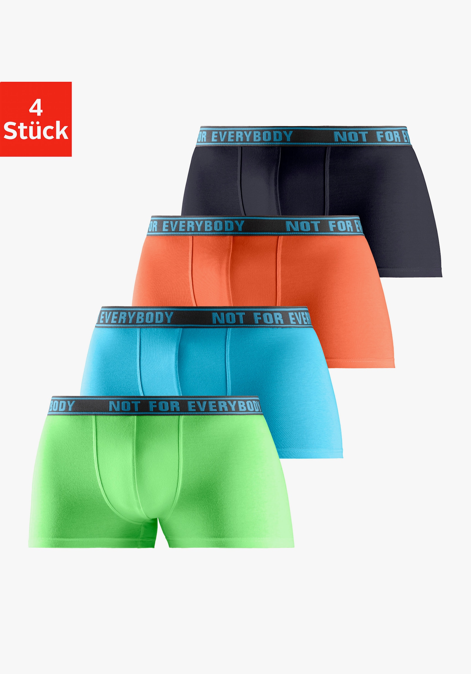 Bruno Banani Boxer - lichtgroen / turquoise / oranje / navy