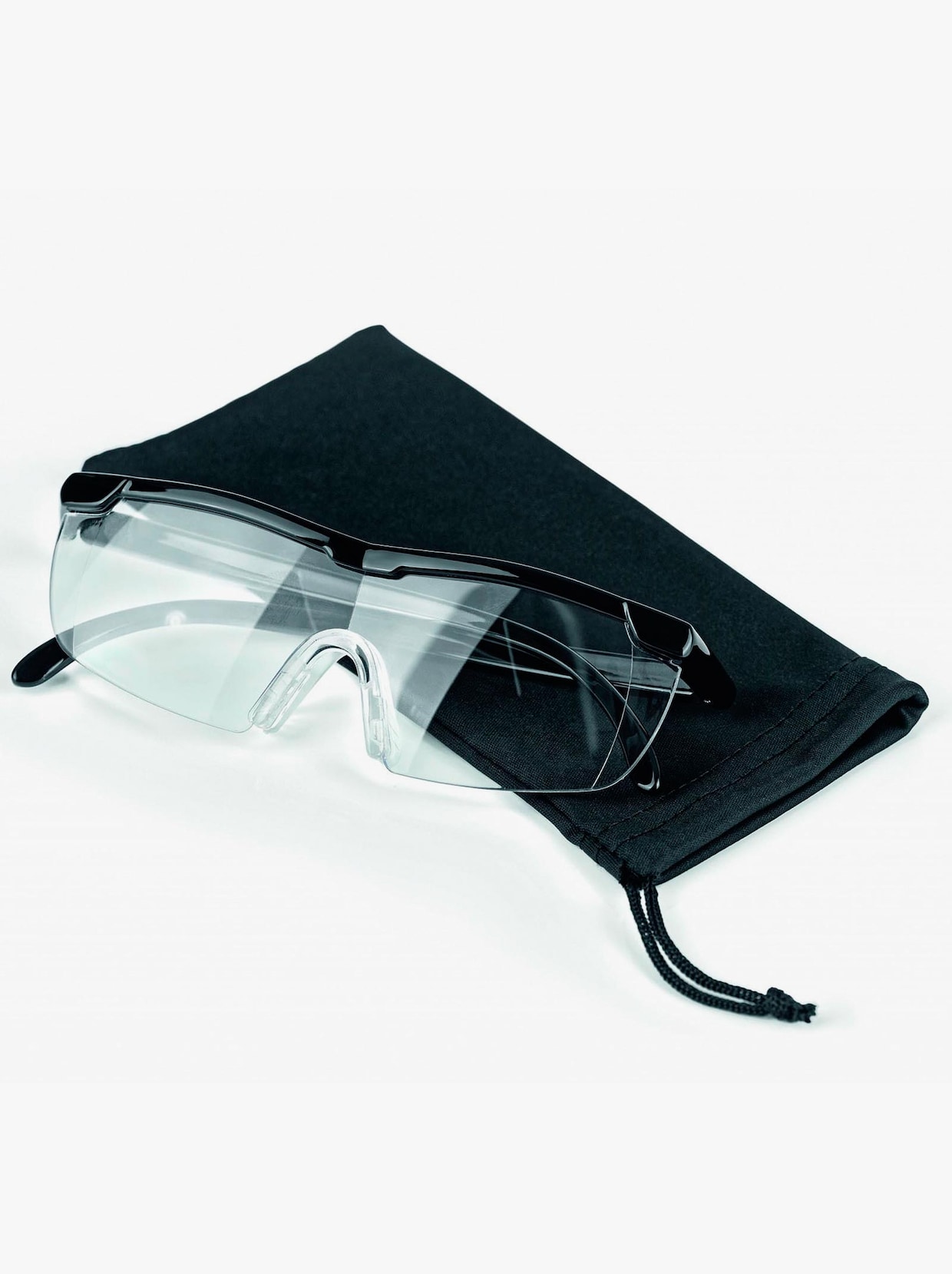 Vergrösserungsbrille - schwarz