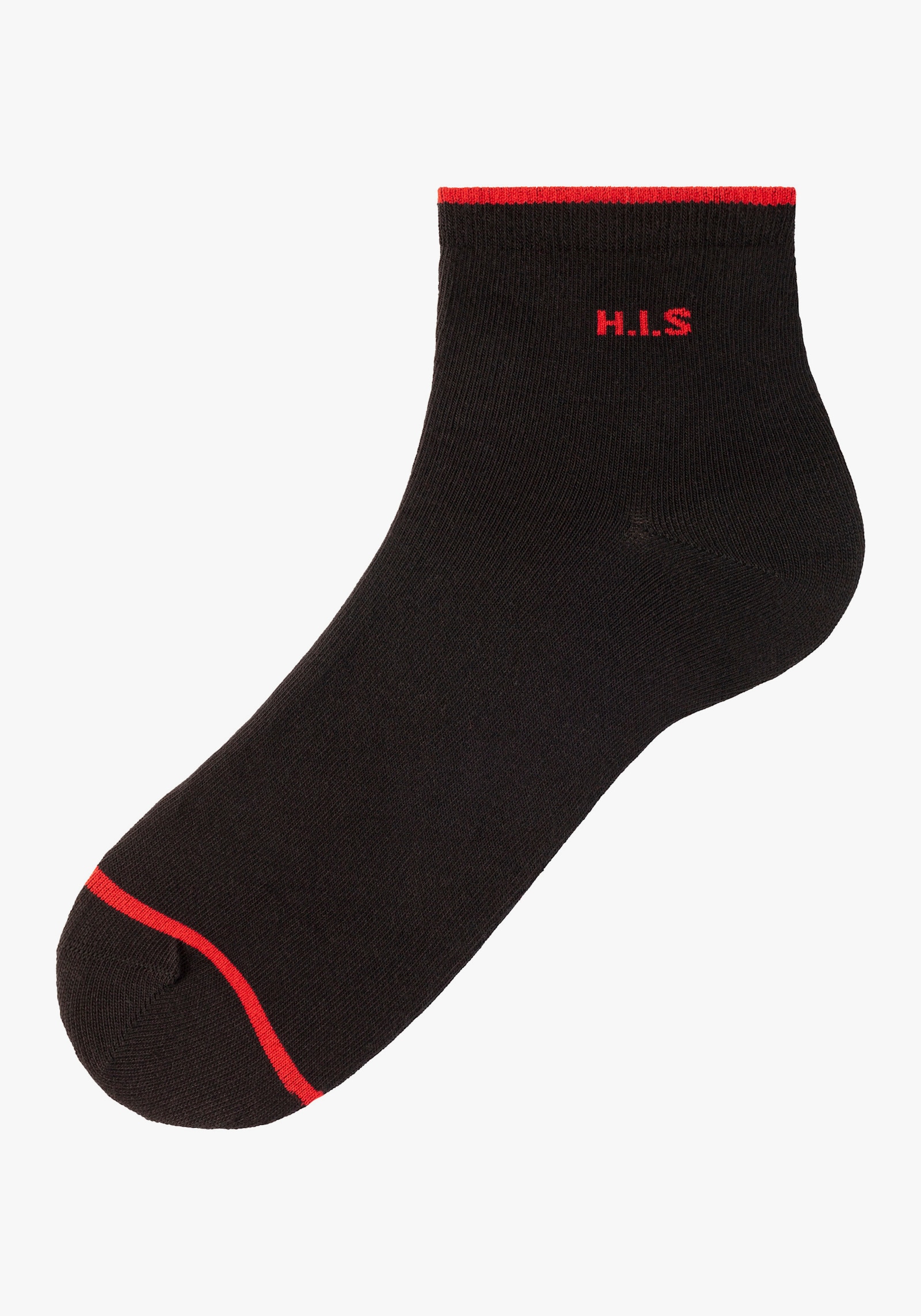 H.I.S Kurzsocken - 7x schwarz
