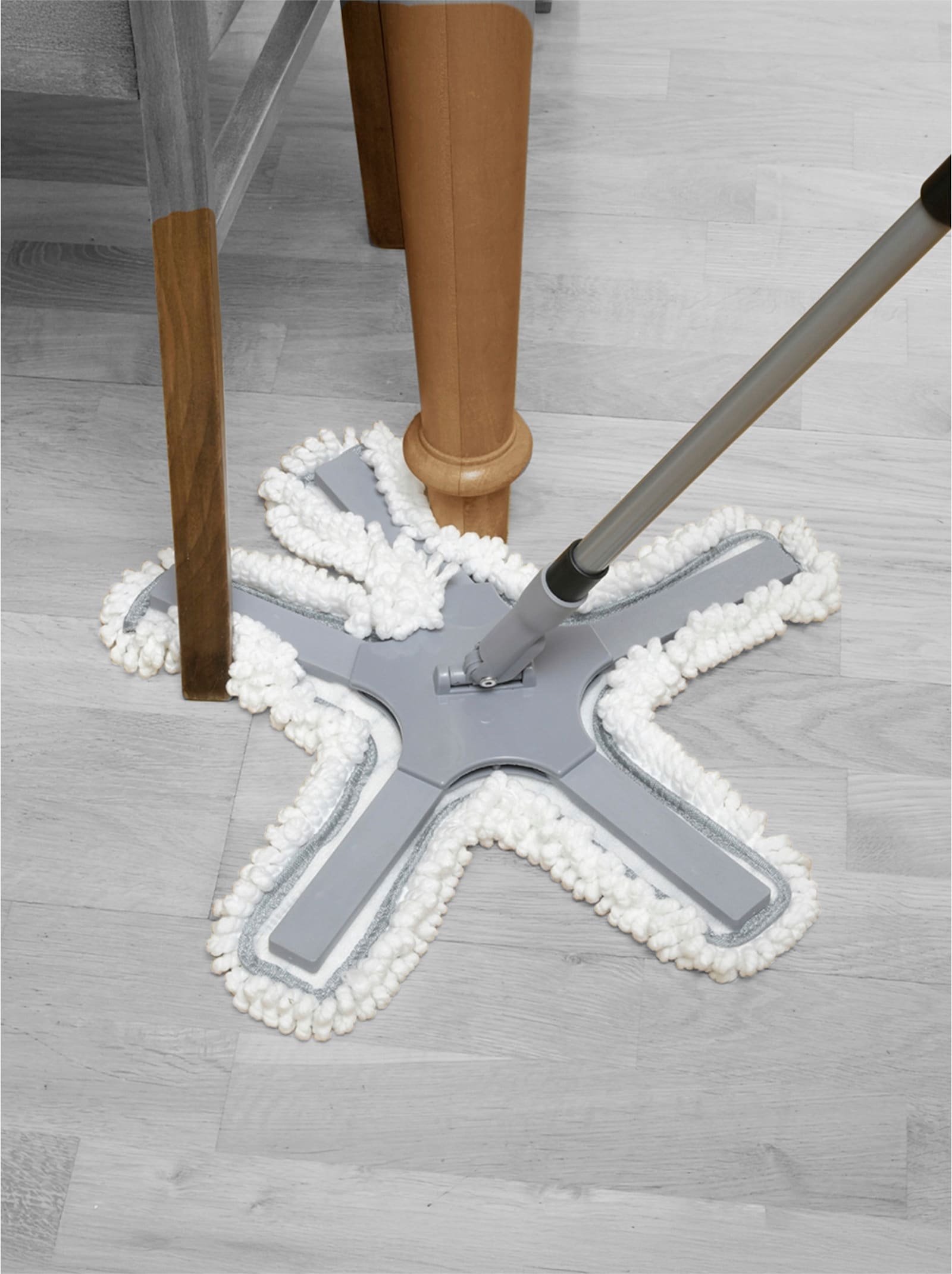 heine home Vloerwisserset - grijs/wit