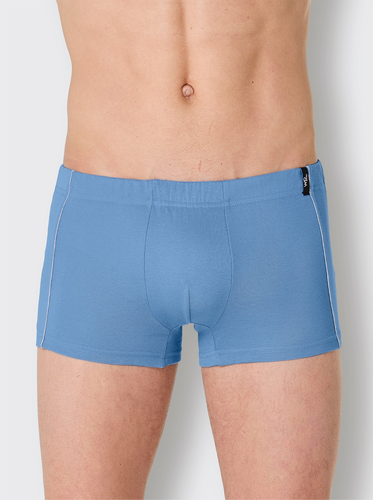 wäschepur men Broek - grijs gemêleerd/middenblauw