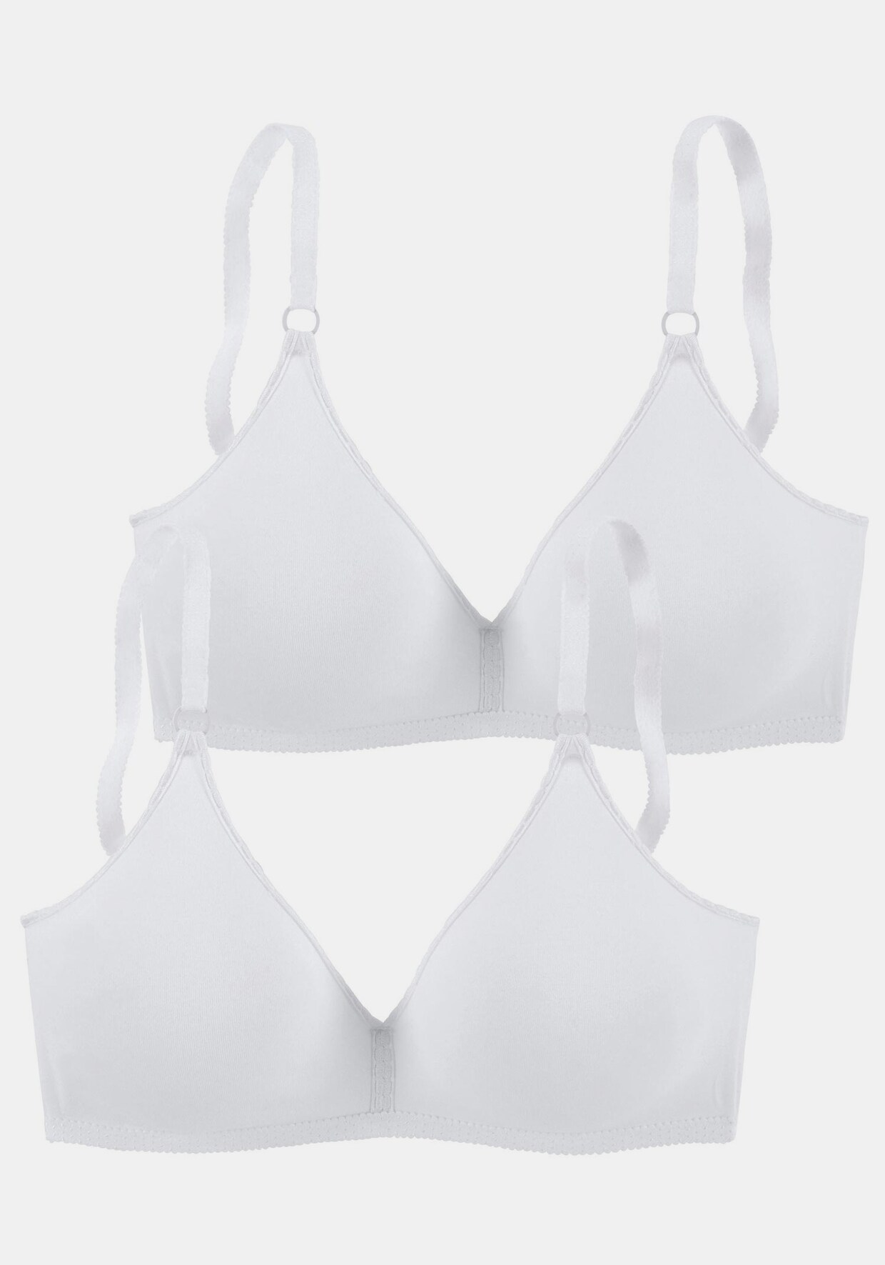 petite fleur Bralette-BH - 2xweiß