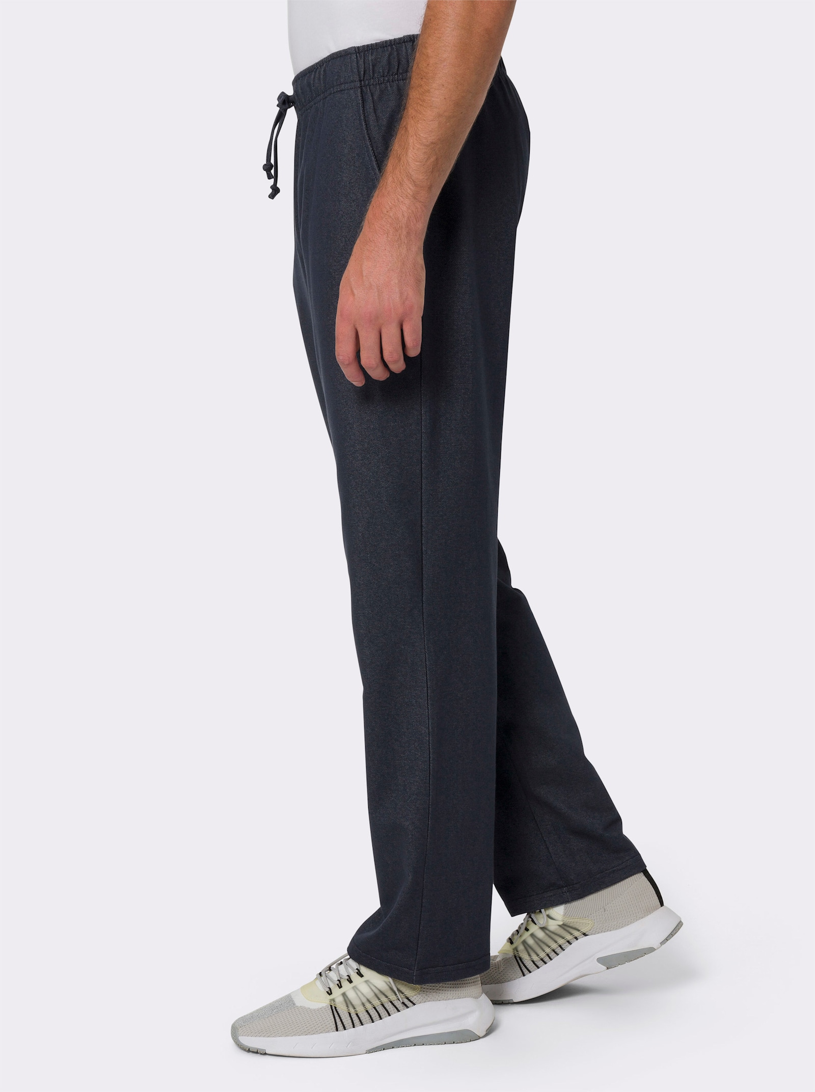 Vrijetijdsbroek in denimlook - jeansblauw