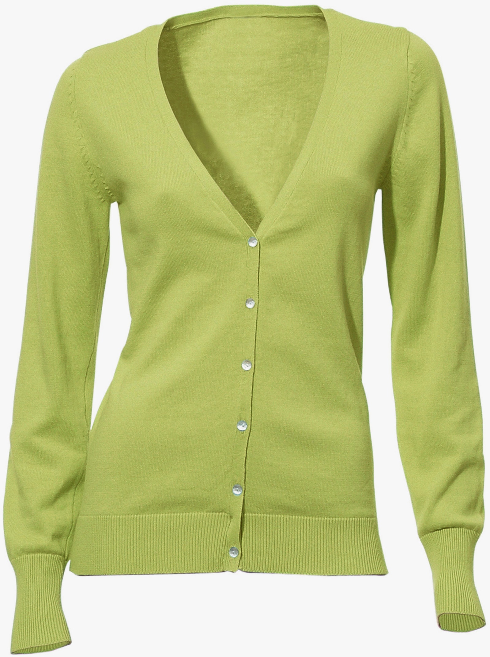 heine Feinstrickjacke im Cardigan-Style - kiwi