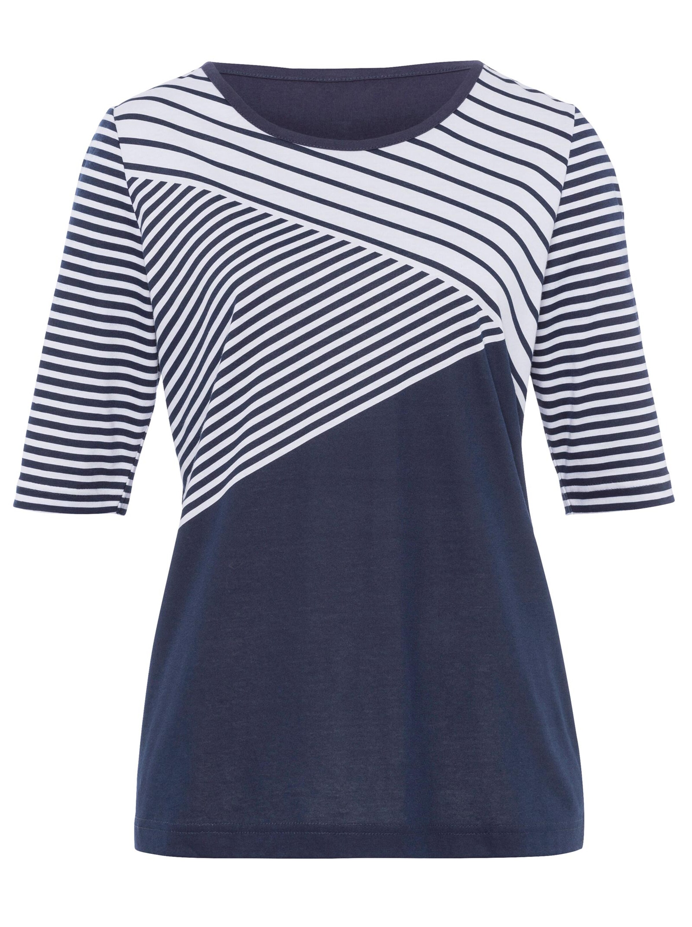 Shirt - marine-gemustert