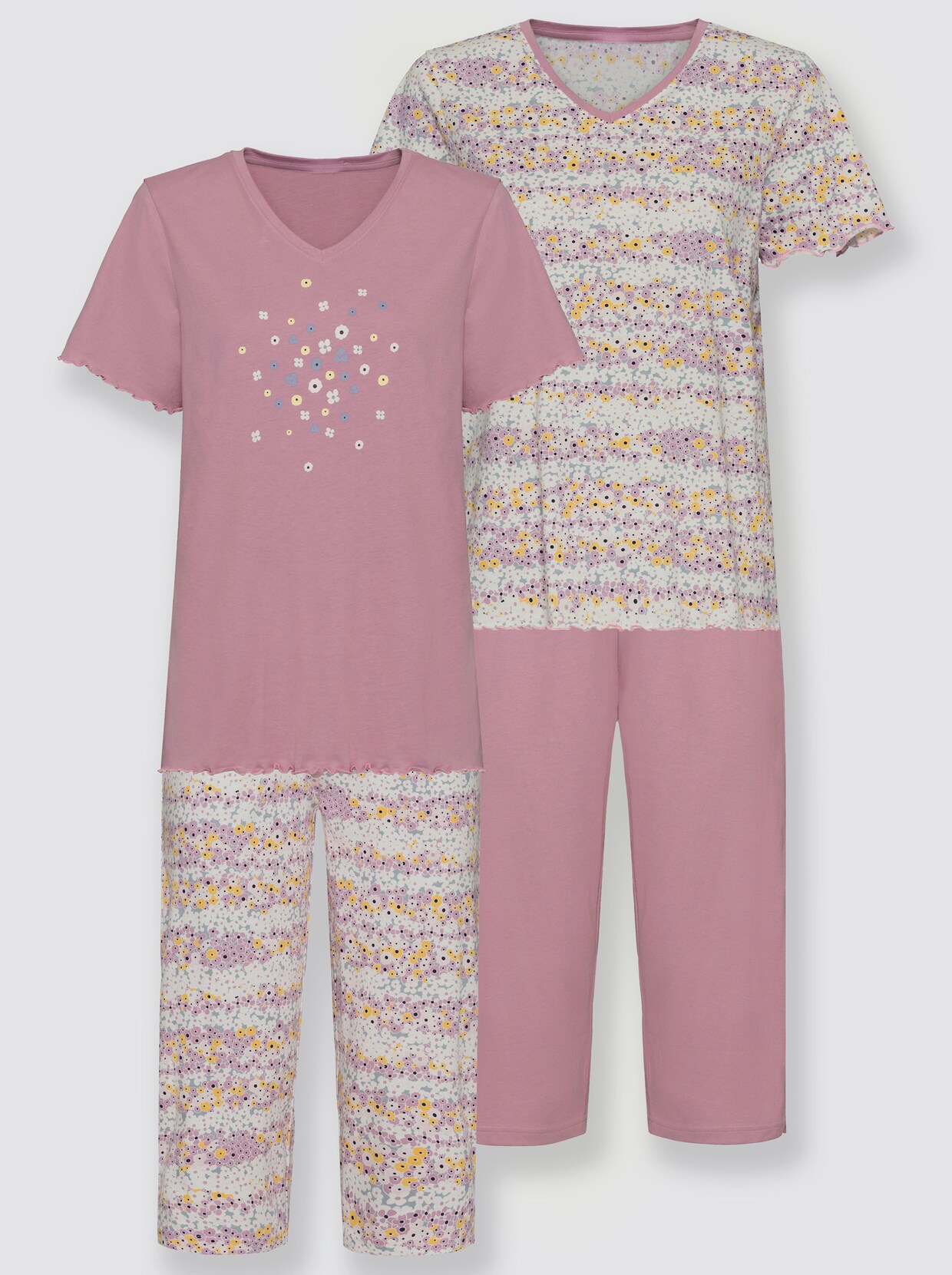 wäschepur Pyjamas courts - parme imprimé