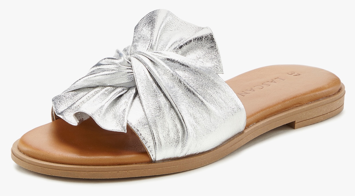LASCANA Mules - couleur argent